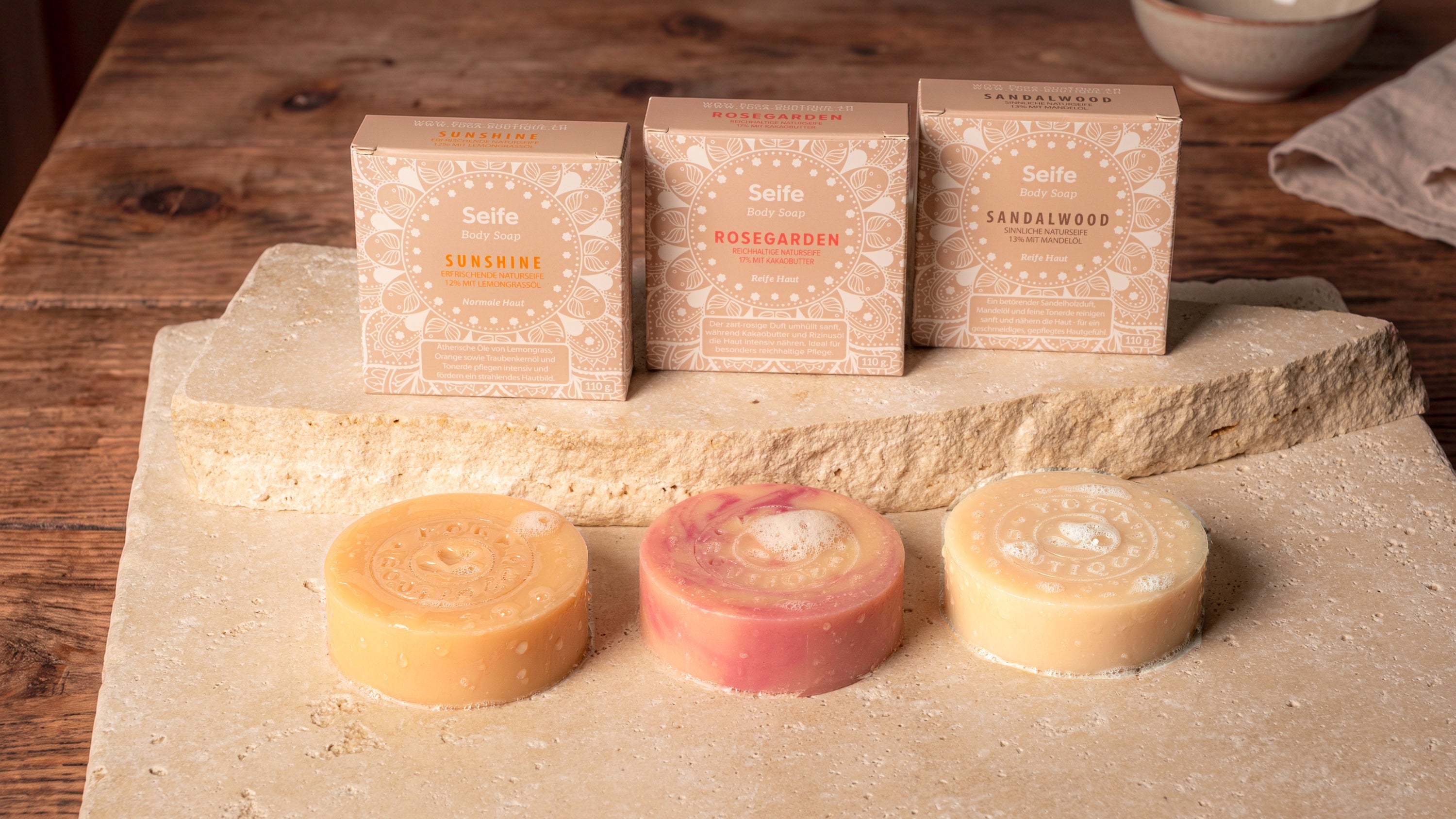 Savons naturels suisses pour le corps, le visage et les cheveux