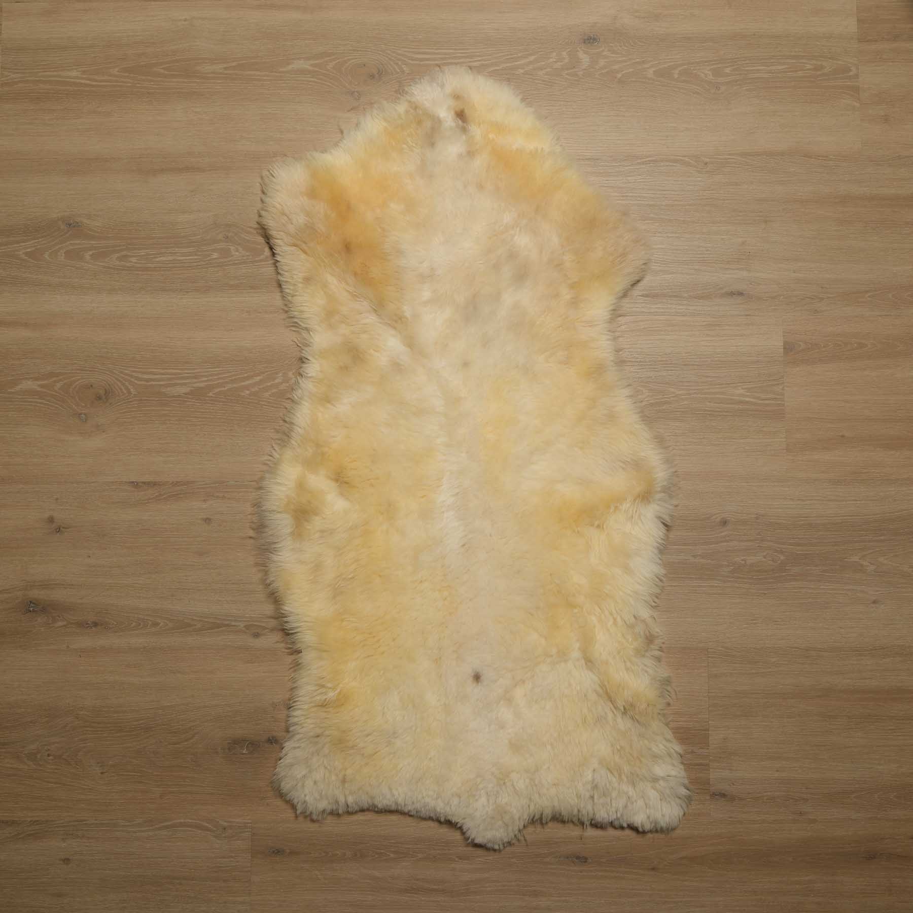 Lammfell Merino Einzelstück Nr. 12 gelb