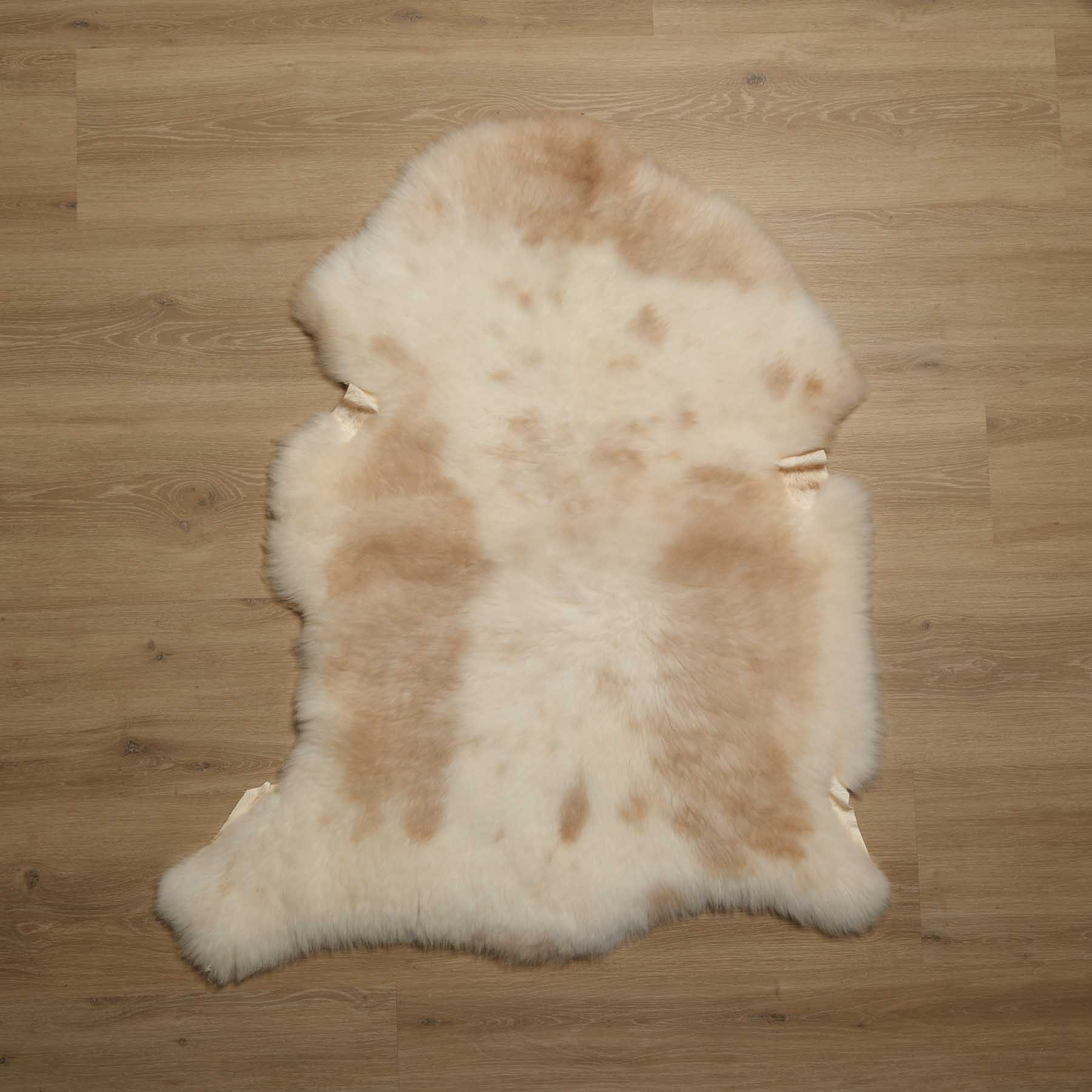 Lammfell Merino Einzelstück Nr. 5 gescheckt