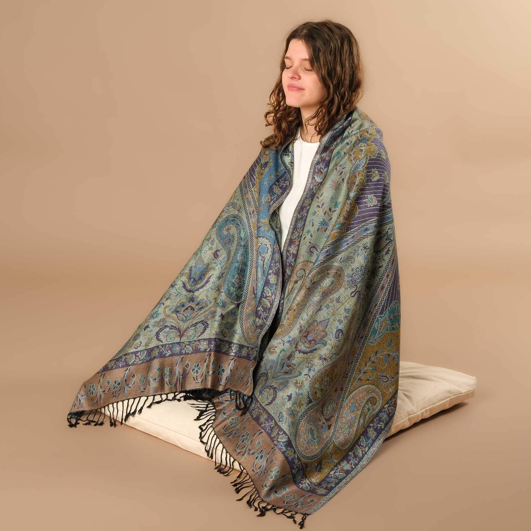 Meditationstuch Schal Viskose Lunaris