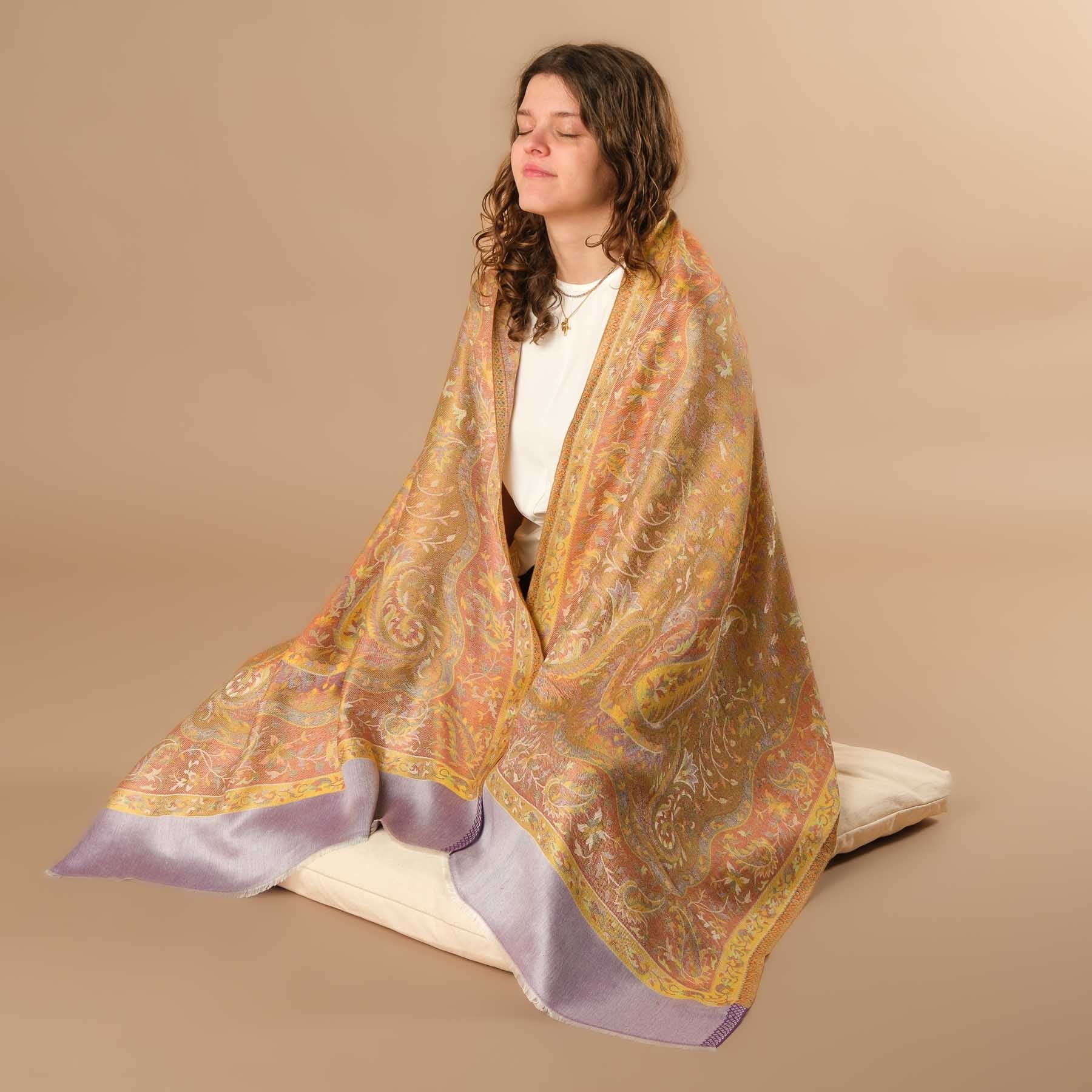 Meditationstuch Schal Tangeled