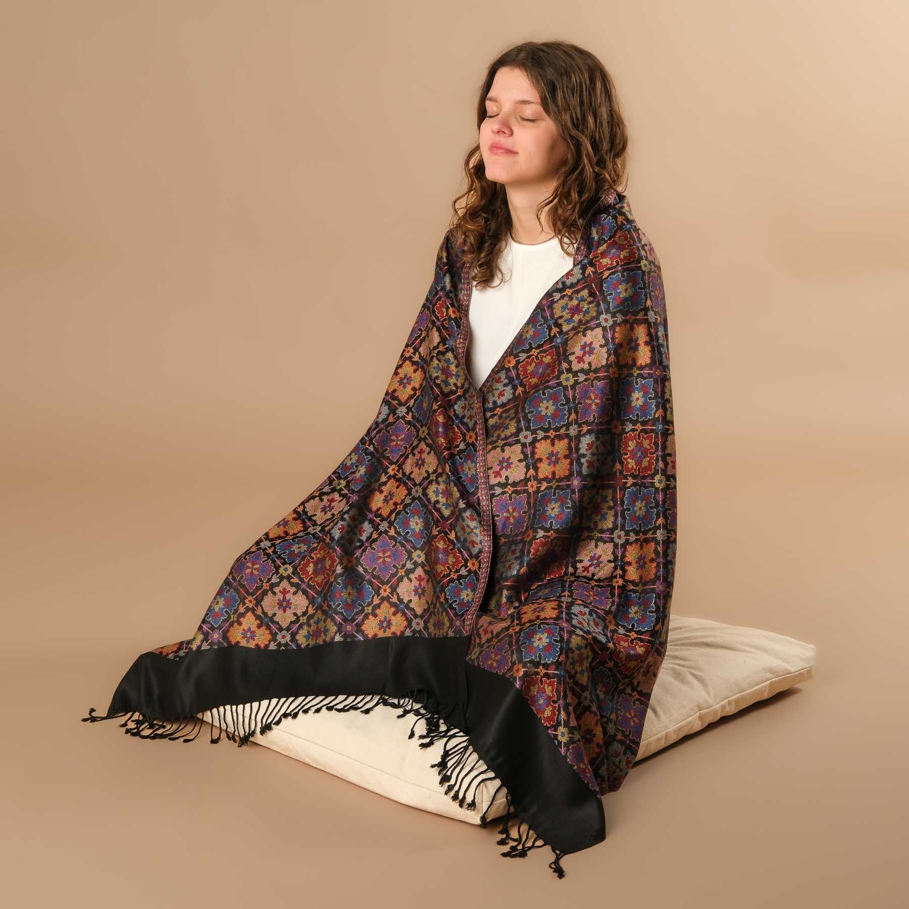 Meditationstuch Schal Viskose Joel