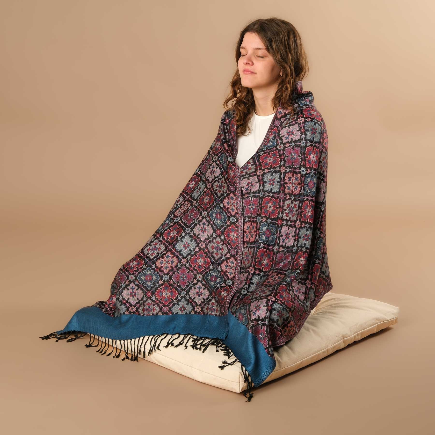 Meditationstuch Schal Viskose Lena