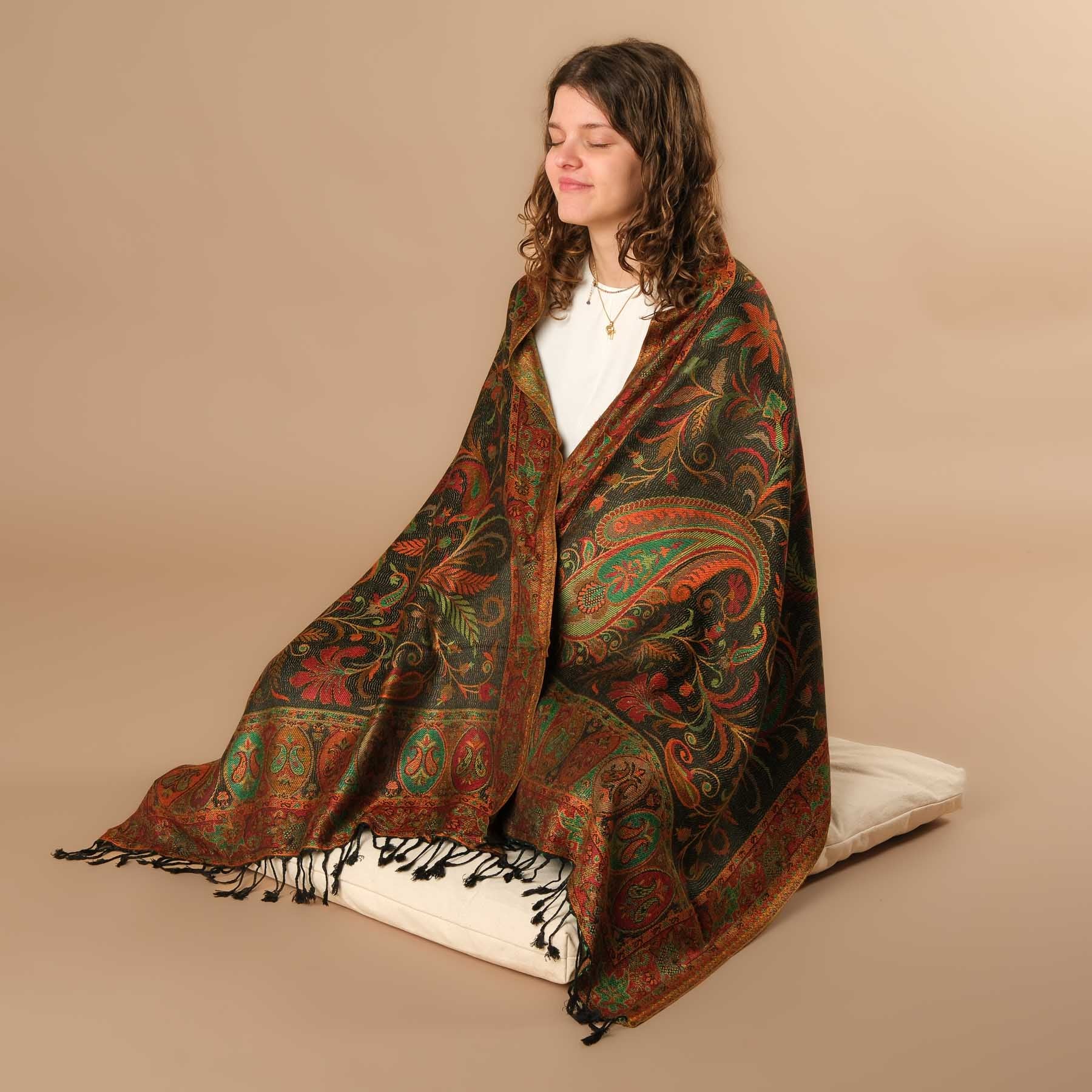 Meditationstuch Schal Viskose Pocahontas
