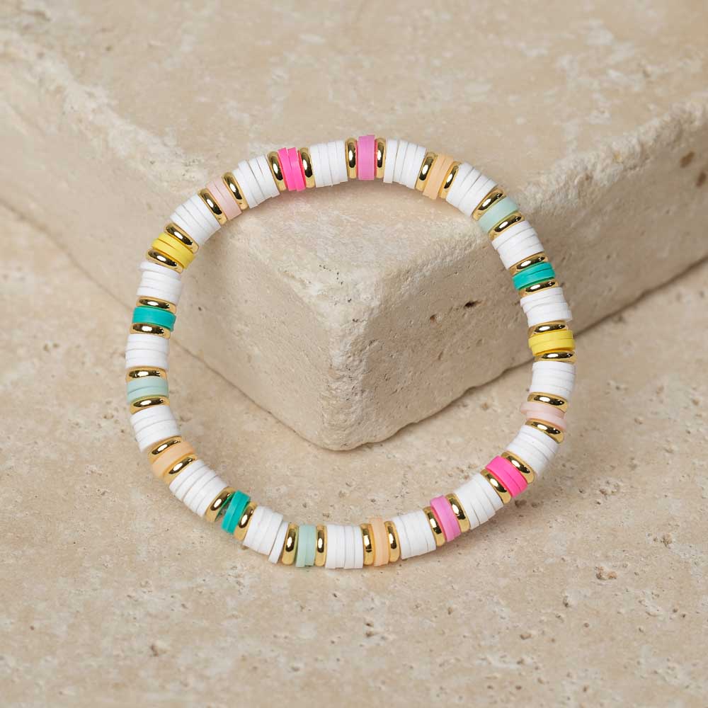 Armband aus Heishi Perlen Beach Vibes