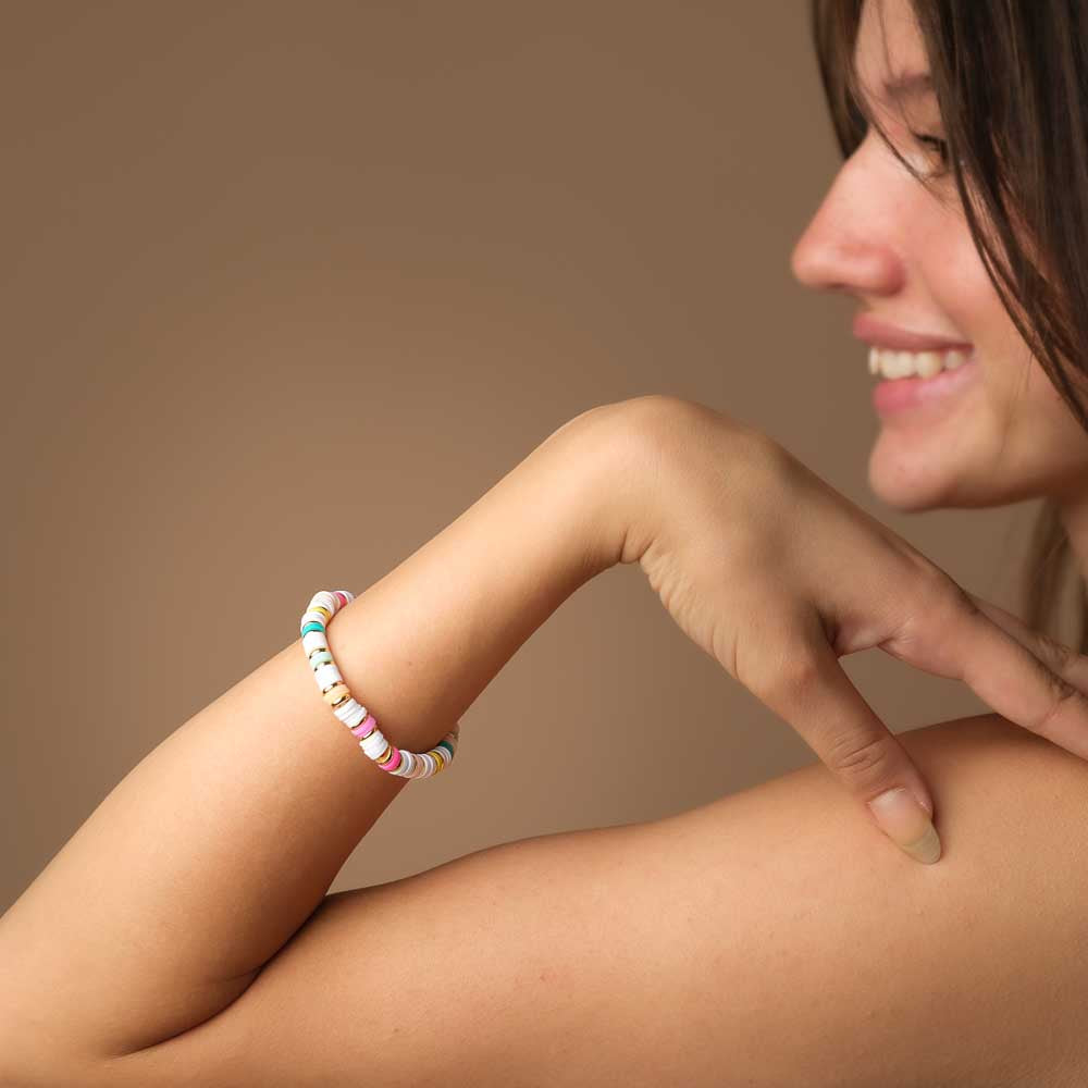 Armband aus Heishi Perlen Beach Vibes