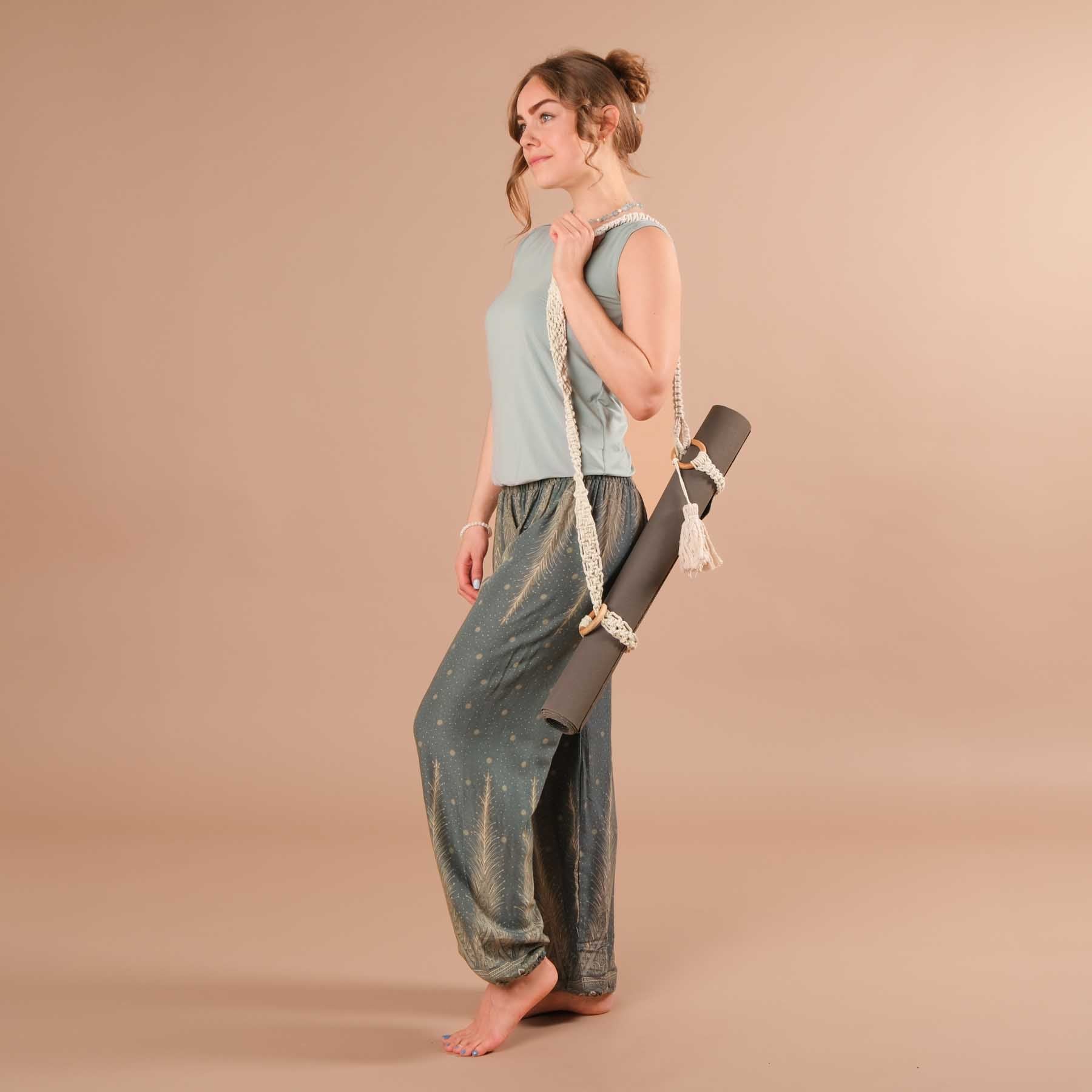 Yoga Bateau Tank Top - Nachhaltig in der Schweiz gemacht green-water