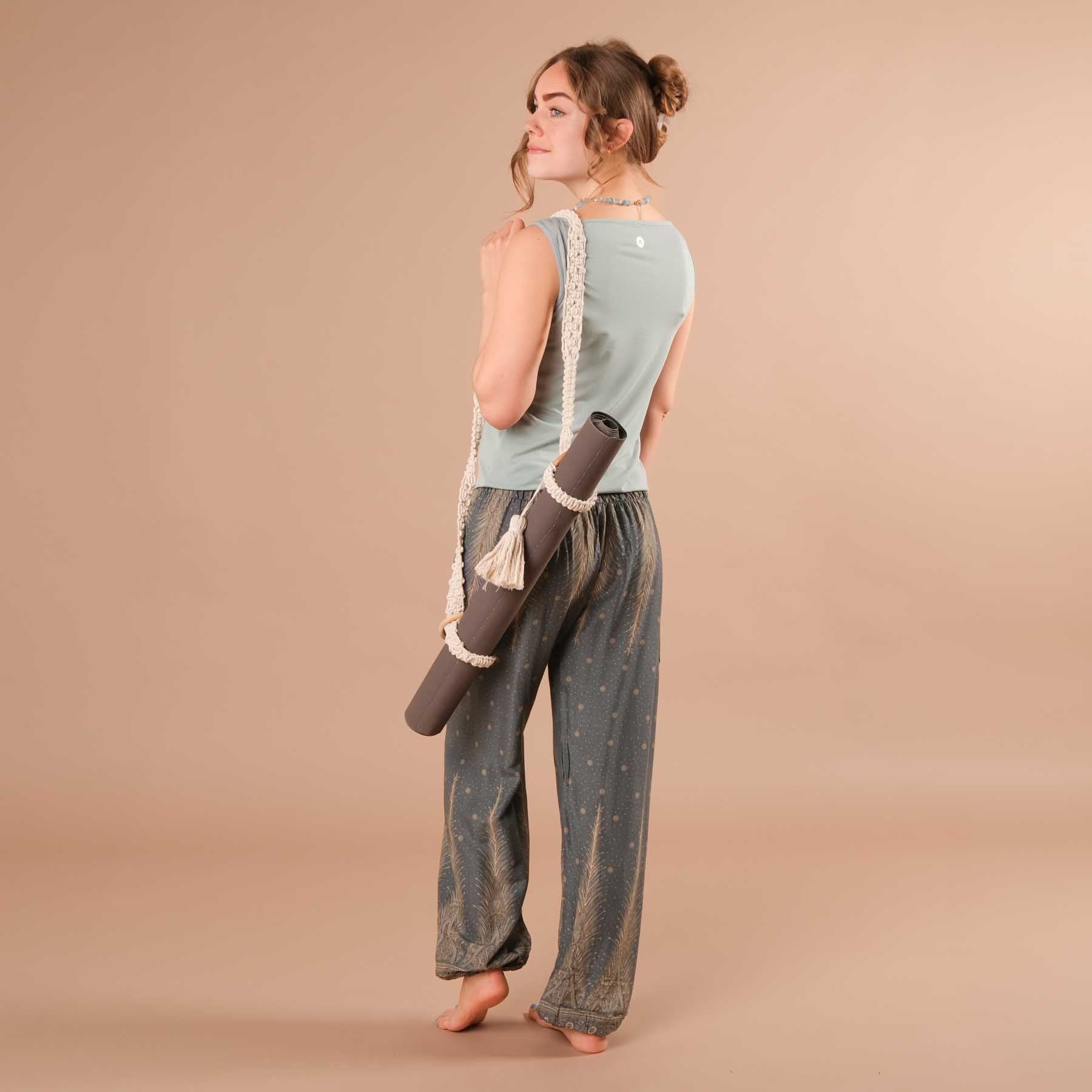 Yoga Bateau Tank Top - Nachhaltig in der Schweiz gemacht green-water