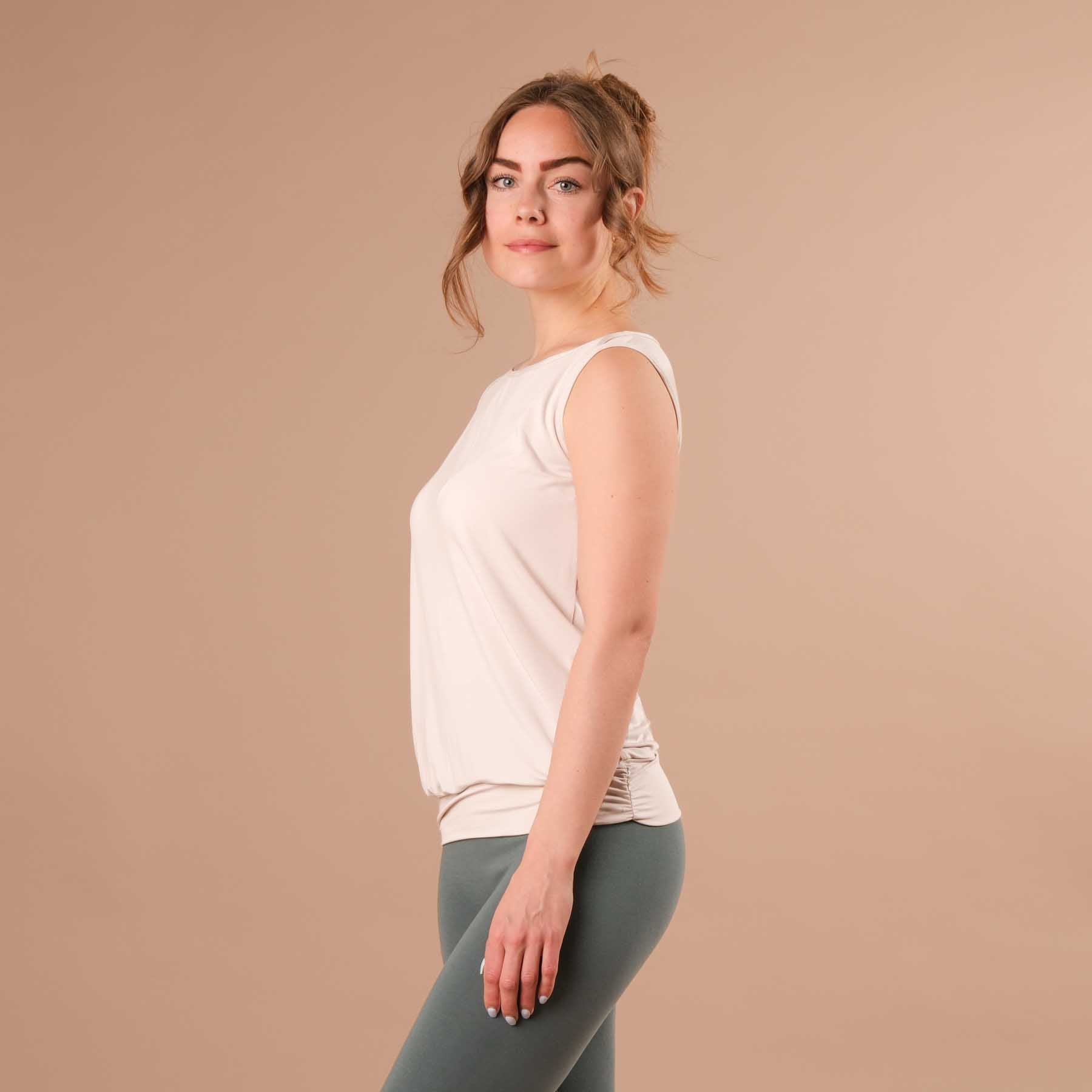 Yoga Bateau Tank Top - Nachhaltig in der Schweiz gemacht sand