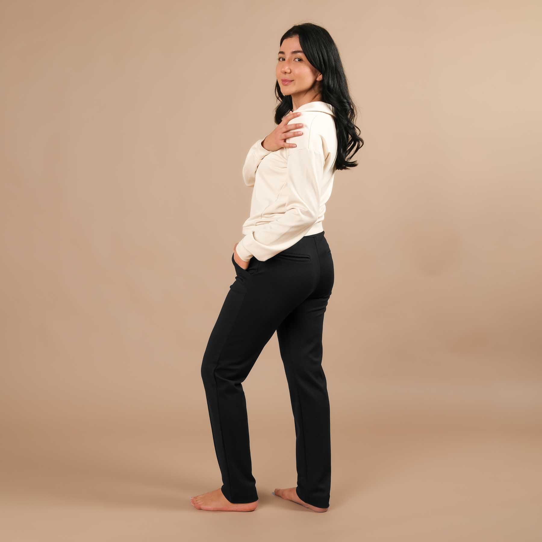 Eleganter Business Sweater Damen – ideal fürs Büro, Homeoffice und Reisen ecru