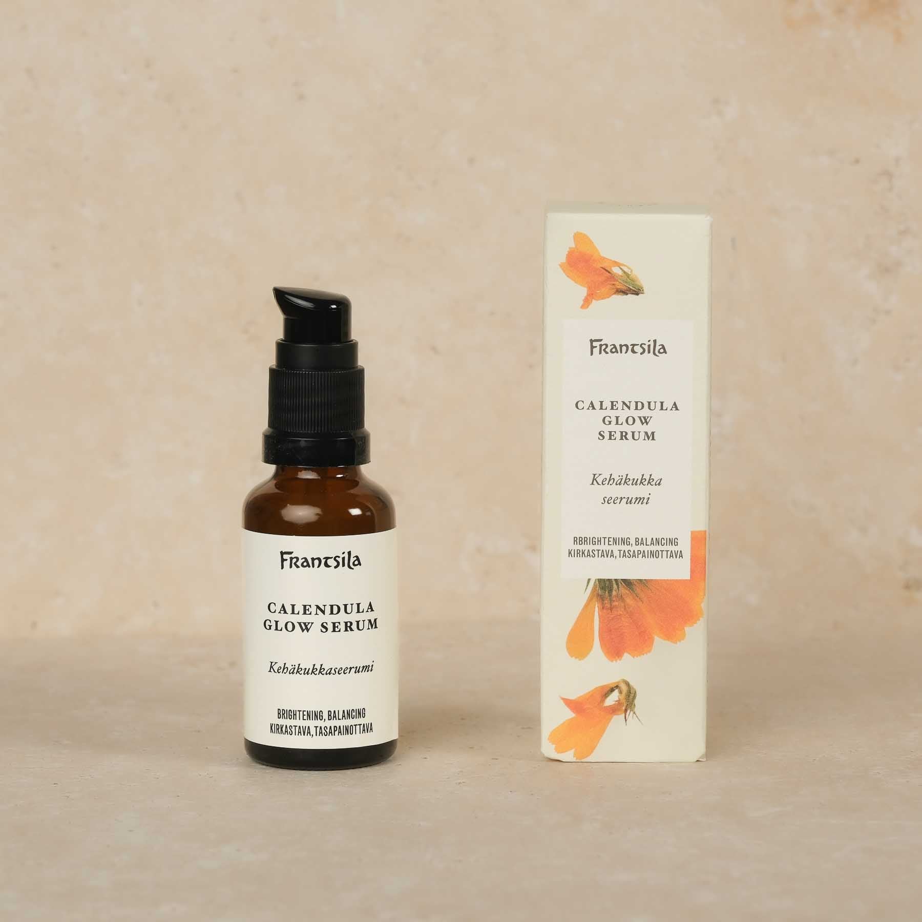 Calendula Glow Serum mit Vitamin C beste Naturkosmetik