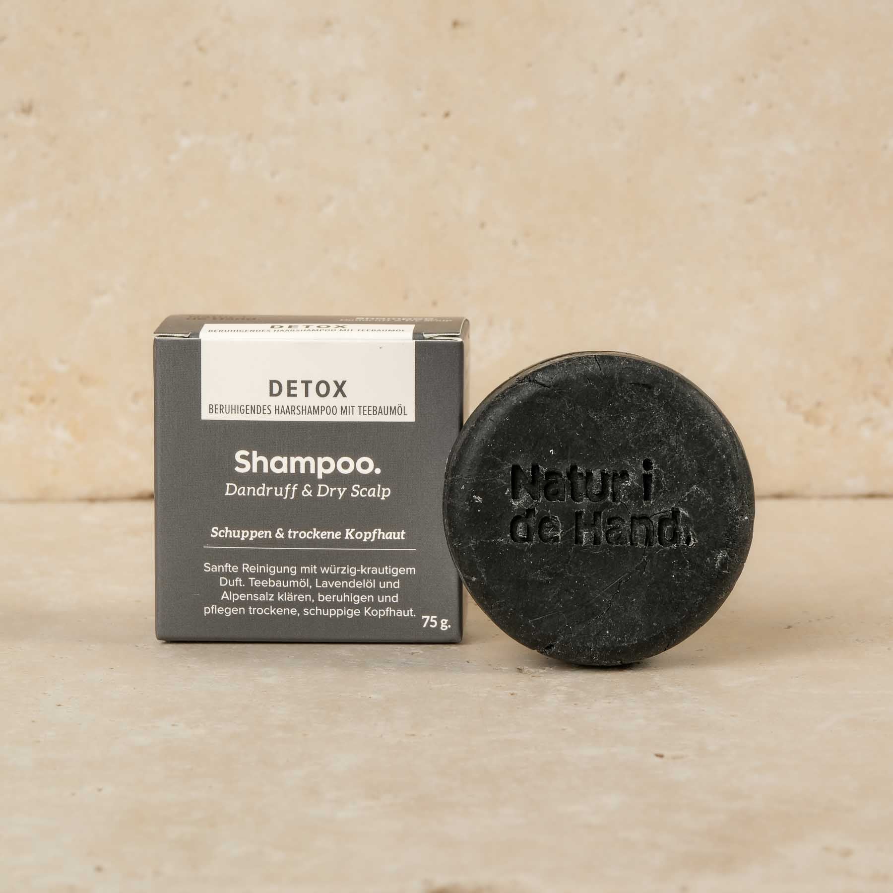 Haarseife - Shampoo Bar - Detox für die perfekte Haarwäsche. In der Schweiz hergestellt.