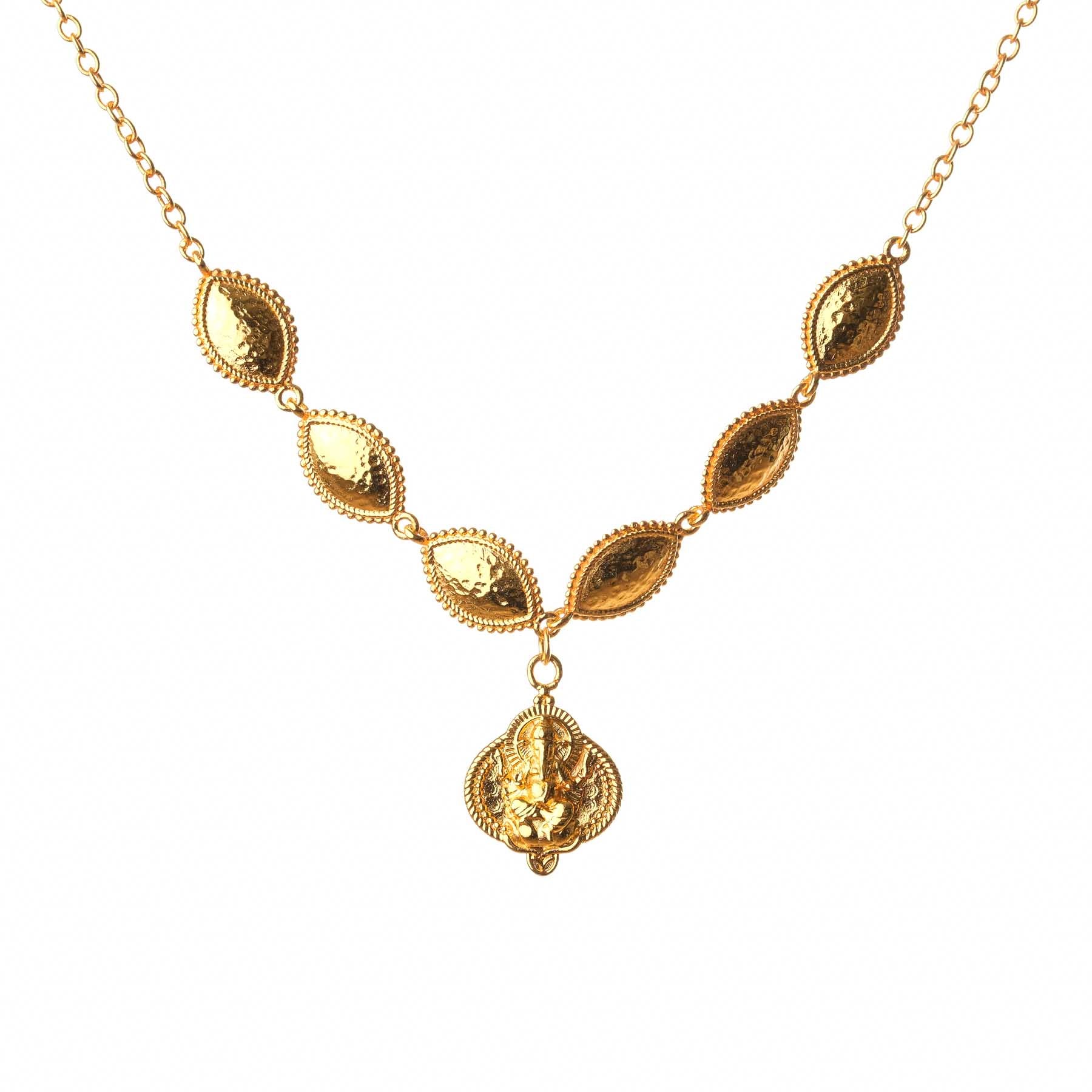 Collana Jaipur con pendente Ganesh oro