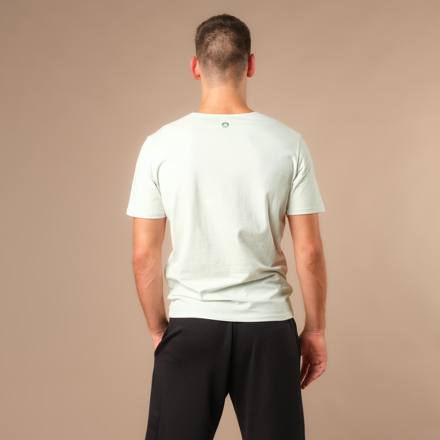 Herren Yoga Shirt Sunny kurzarm hellmint