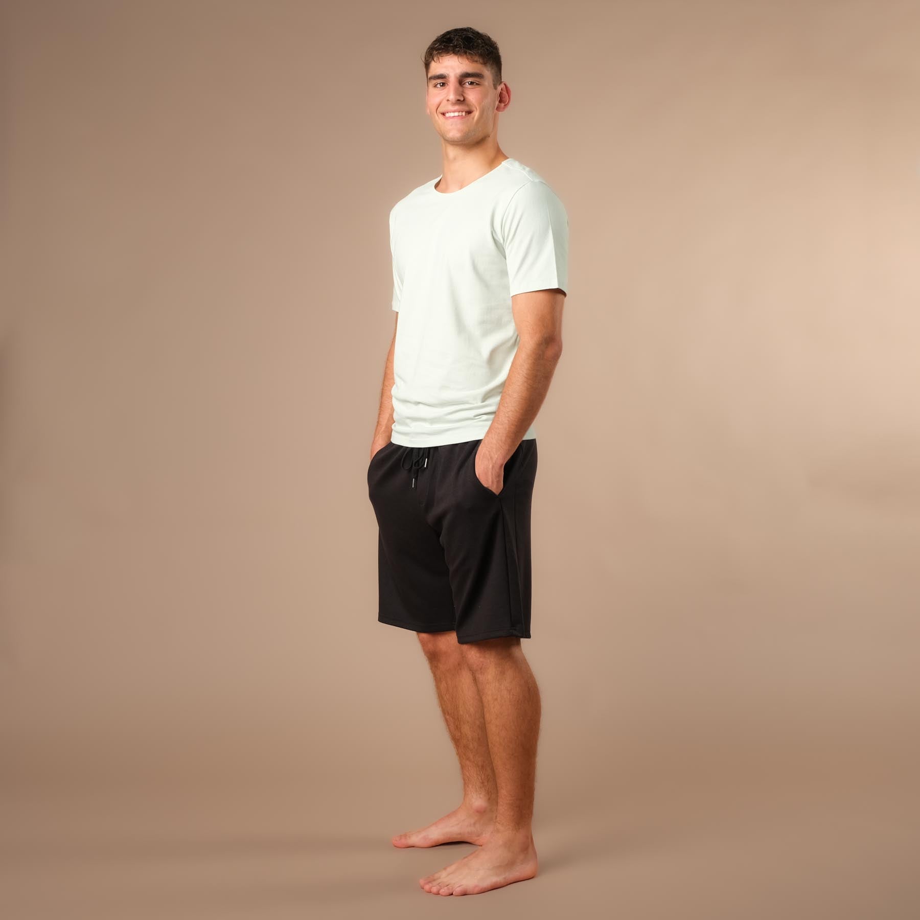 Herren Yoga Shirt Sunny kurzarm hellmint