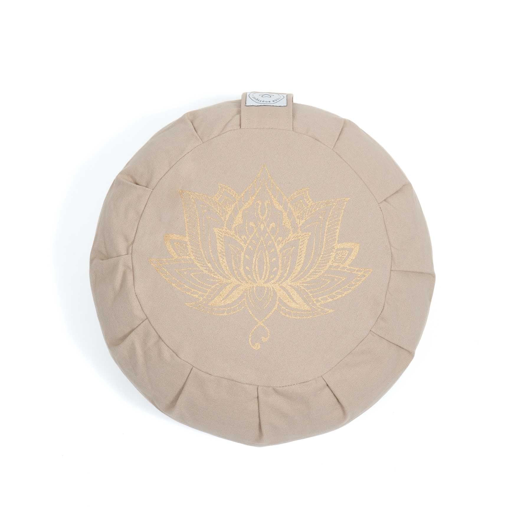 Meditationskissen Zafu Lotus sand