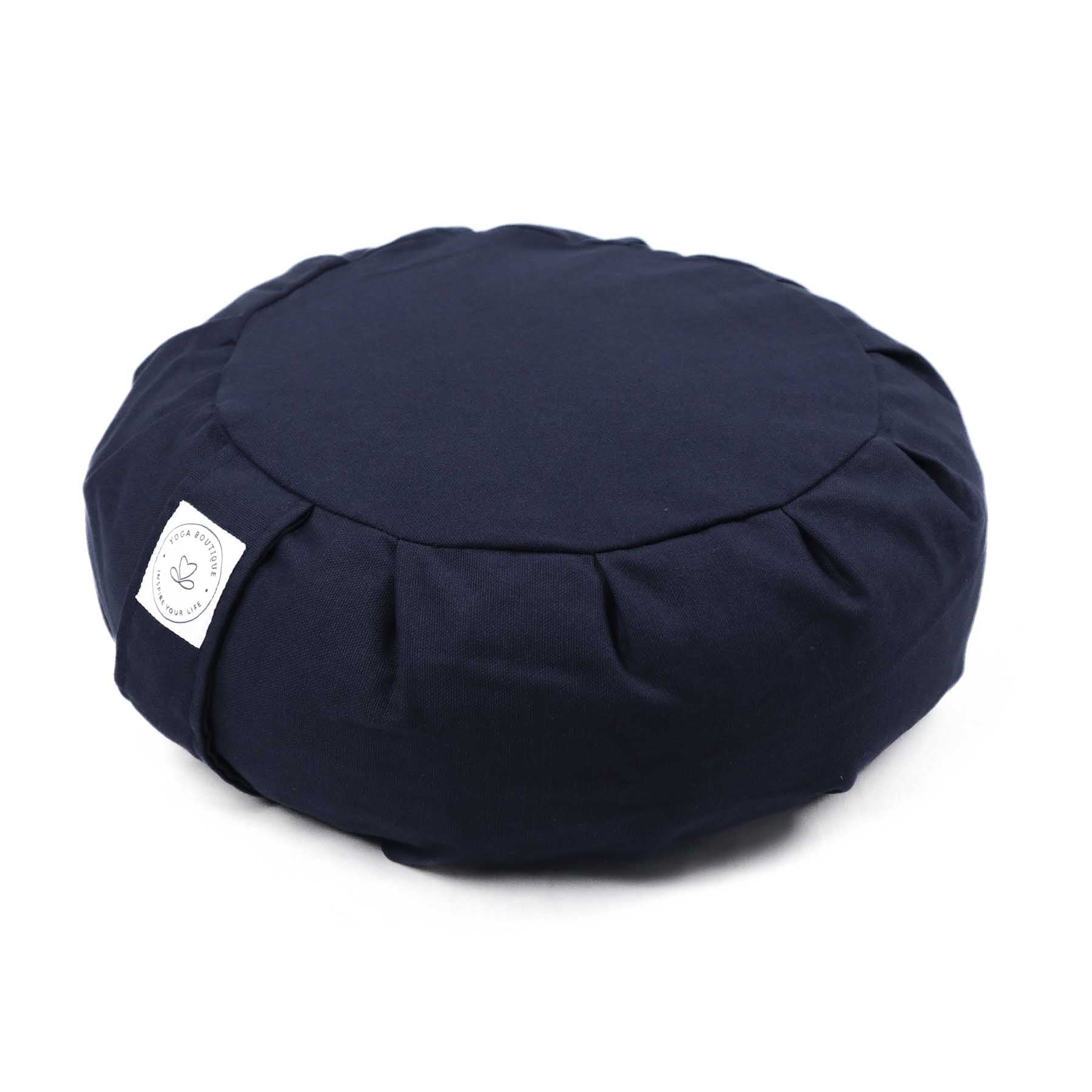 Meditationskissen Zafu uni navy blau