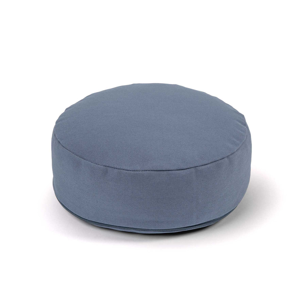 Meditationskissen rund uni SMALL zum Reisen blue-sky