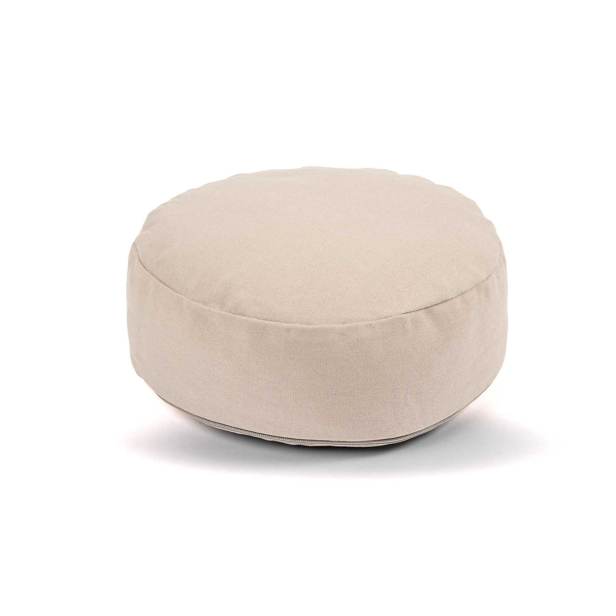 Meditationskissen rund uni SMALL zum Reisen sand