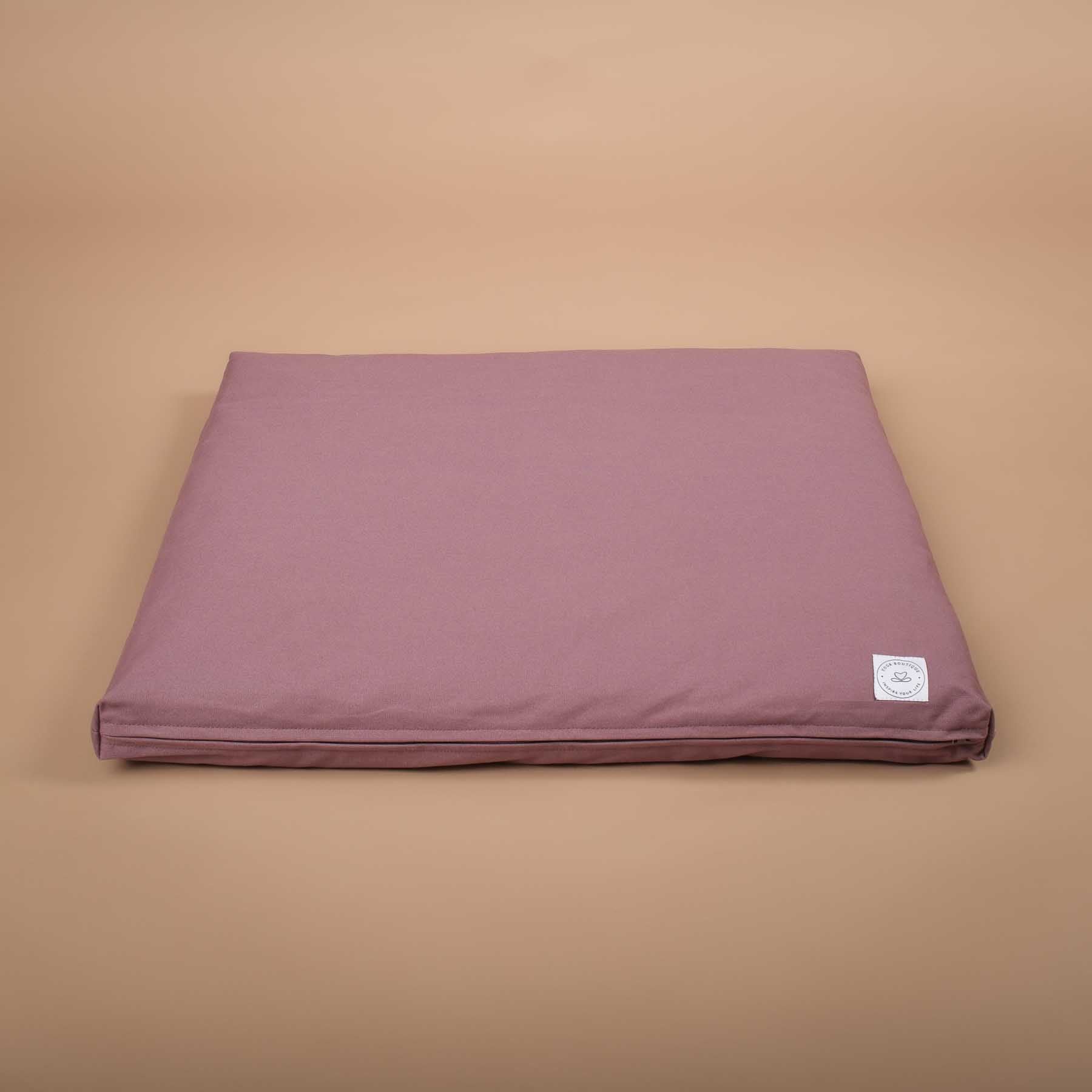 Meditationsmatte Zabuton Meditationsunterlage Baumwolle lavendel