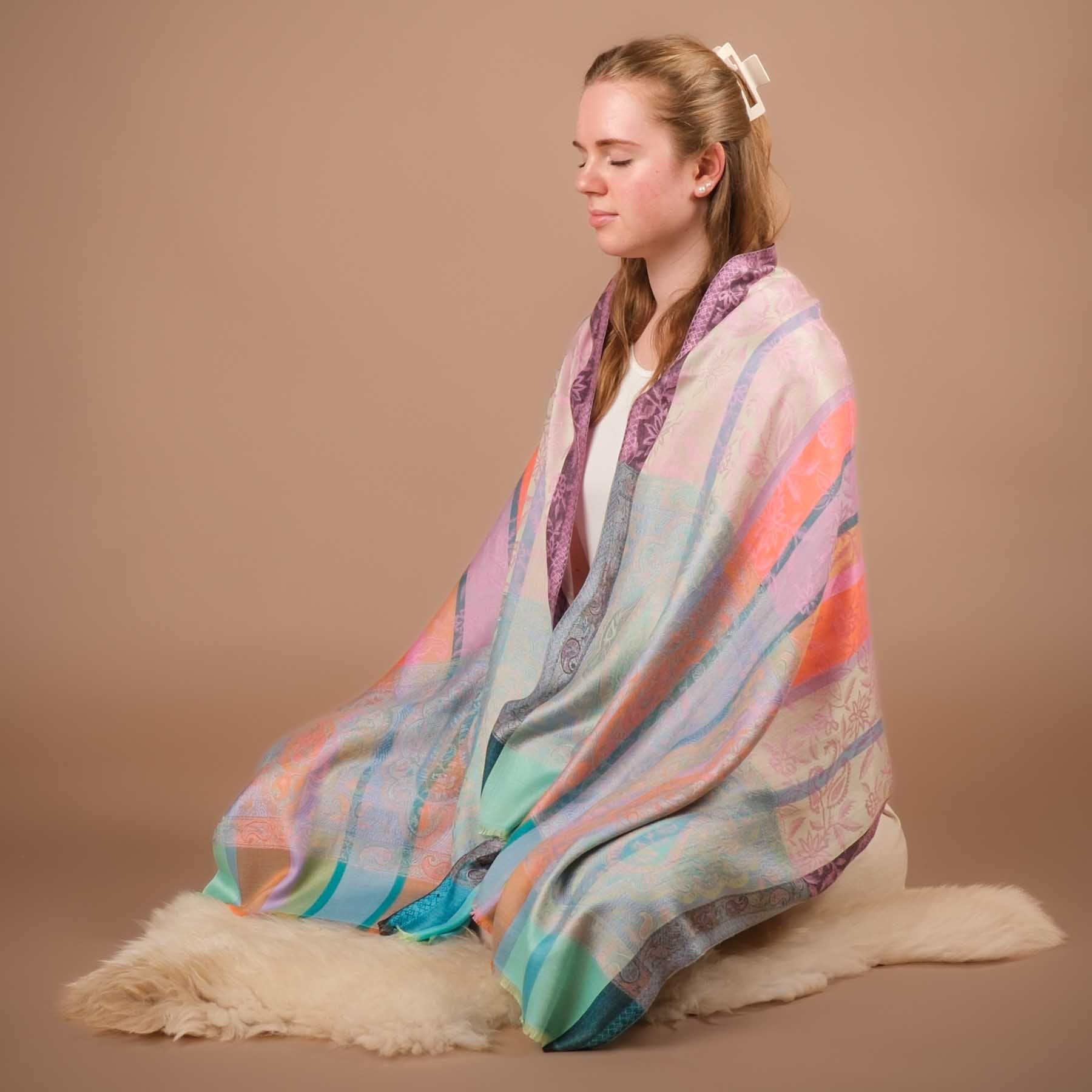 Meditationstuch Schal Heaven
