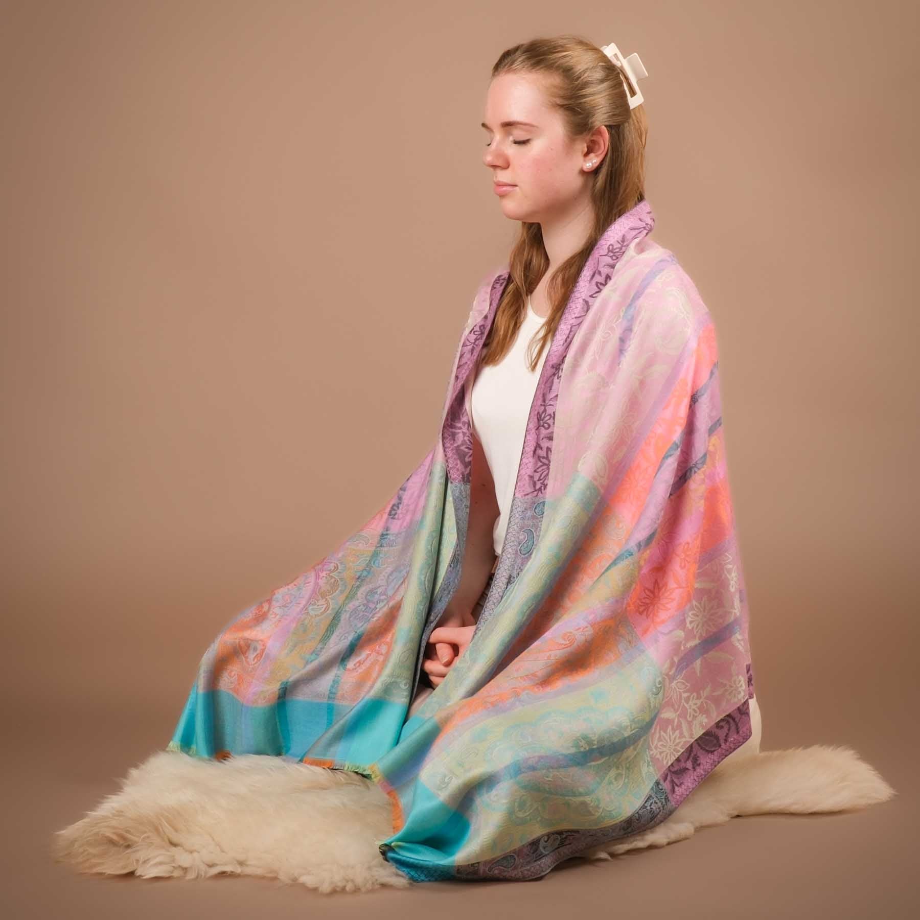 Meditationstuch Schal Heaven