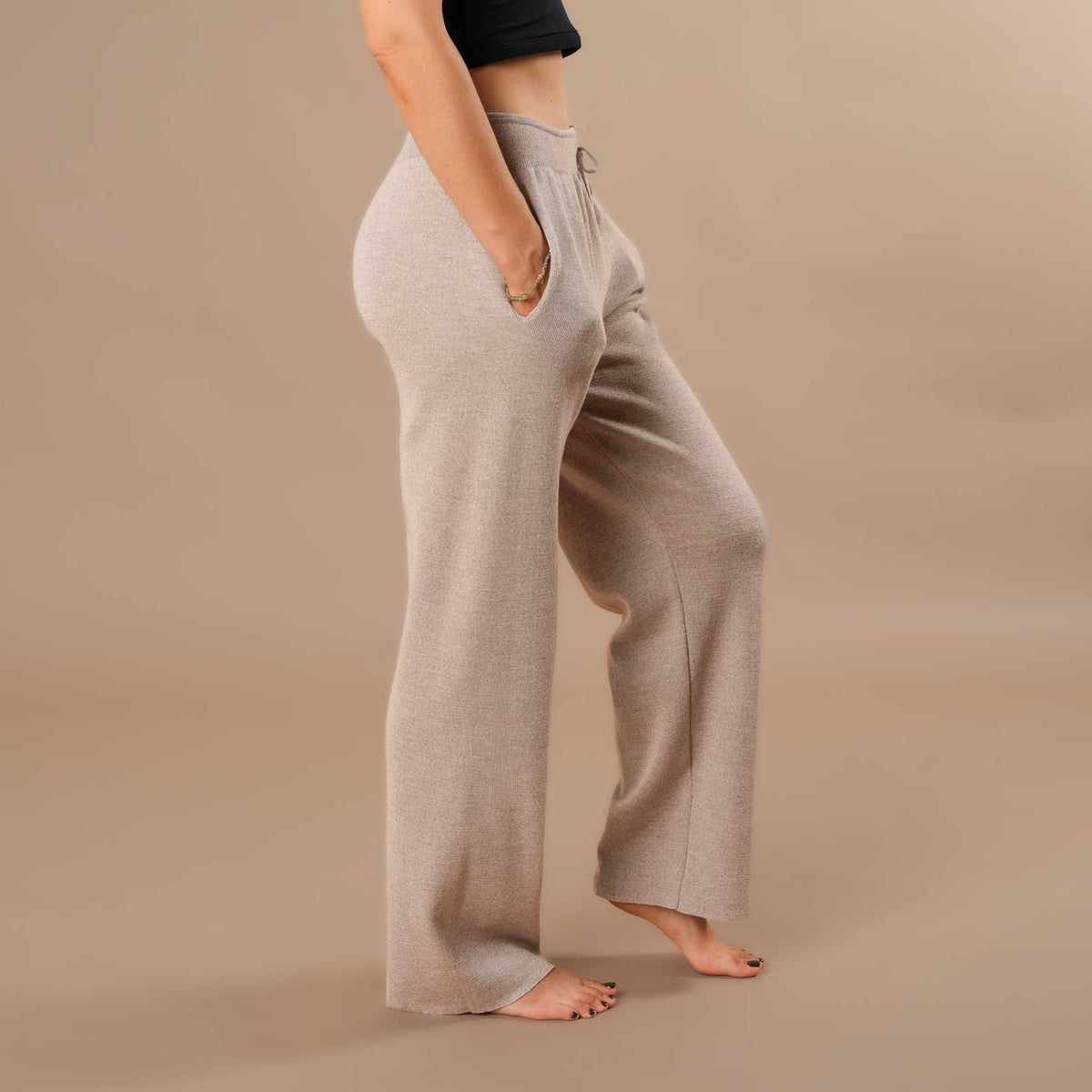 Culotte Hose 100% Merino Swiss made beige