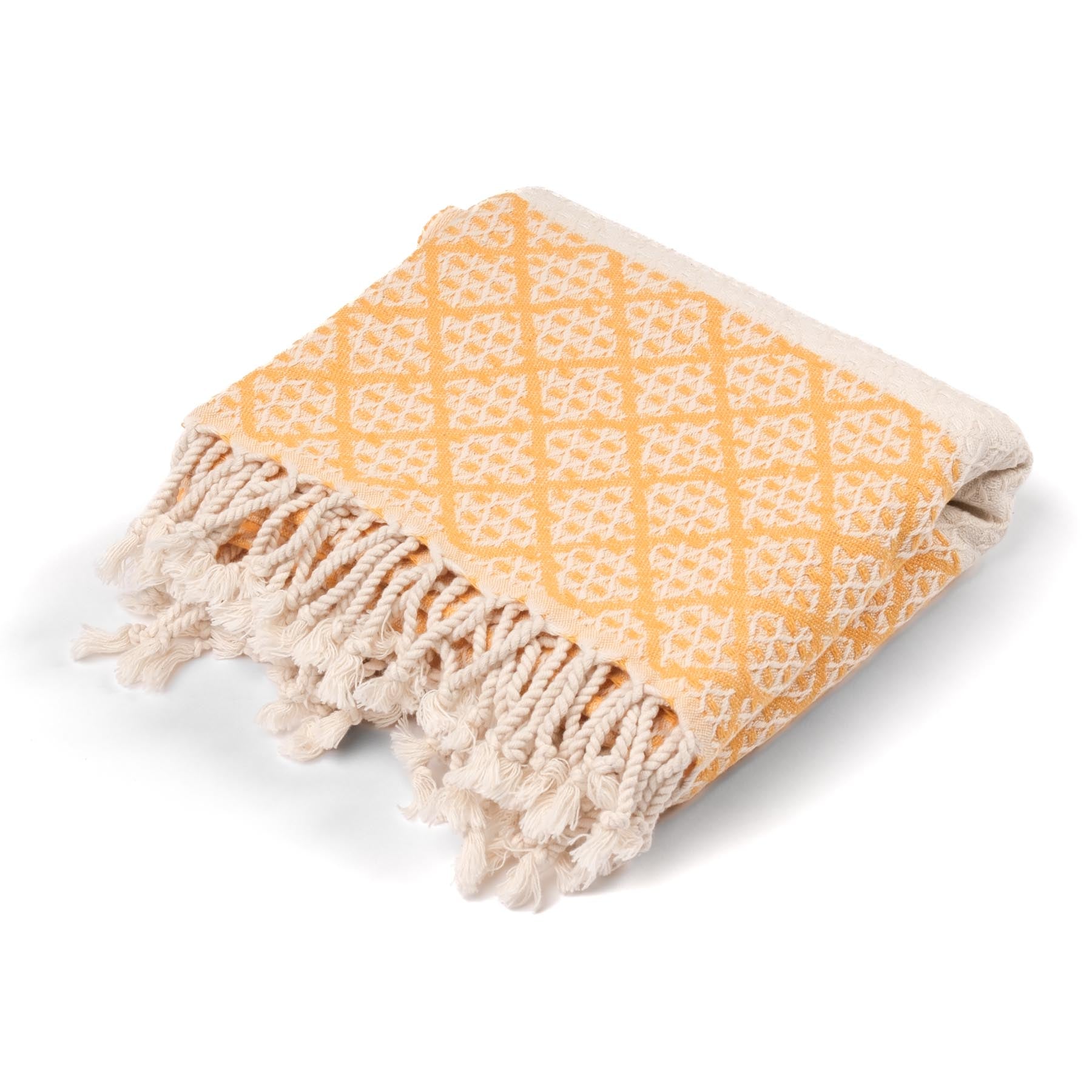 Pestemal Strandtuch Hamamtuch Good Times gelb