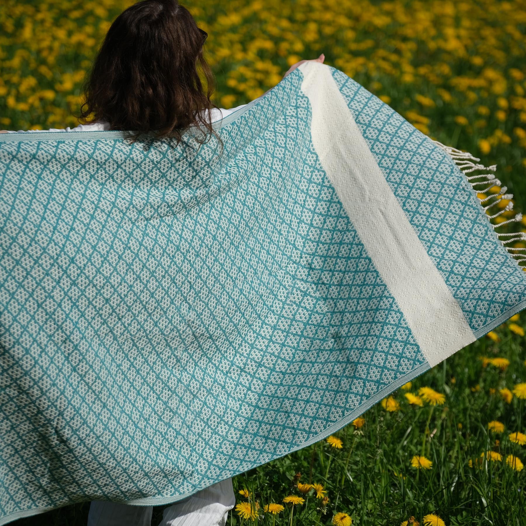 Pestemal Strandtuch Hamamtuch Good Times petrol