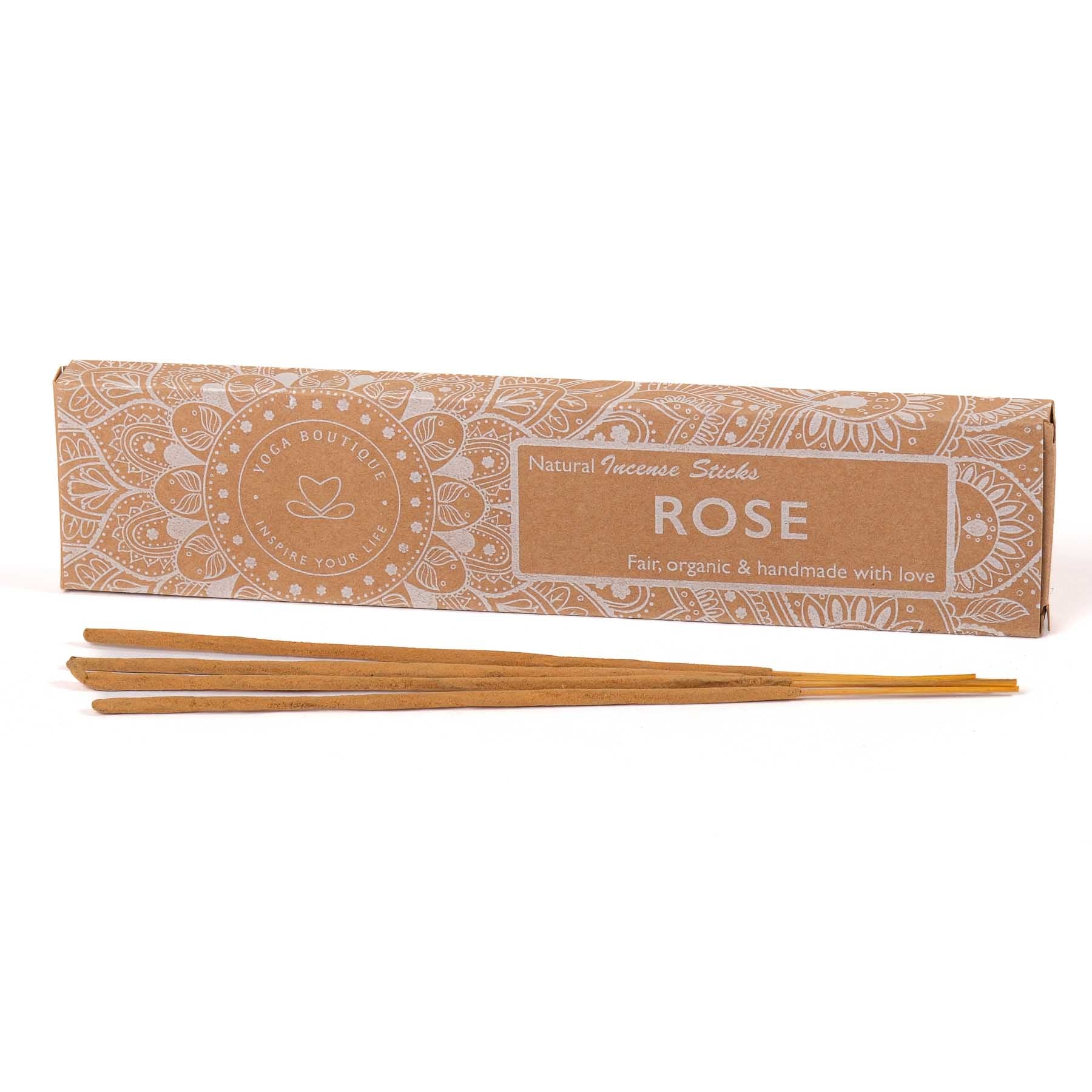 Räucherstäbchen Rose Yoga Boutique
