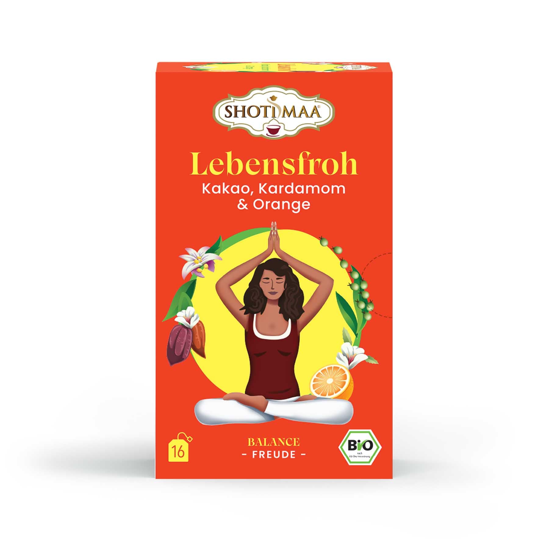 Shoti Maa Tee Lebensfroh – Kakao, Kardamom & Orange