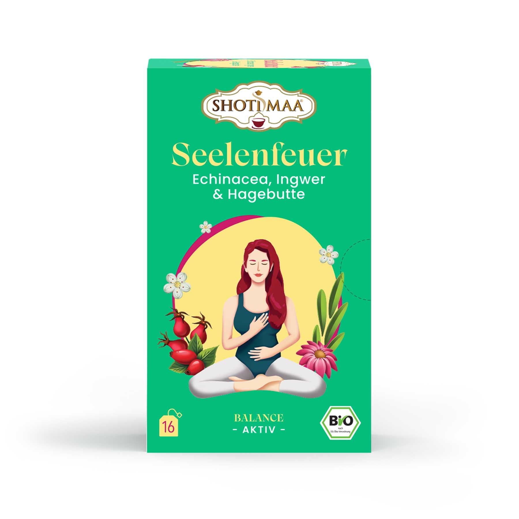 Shoti Maa Tee Seelenfeuer – Echinacea, Ingwer & Hagebutte