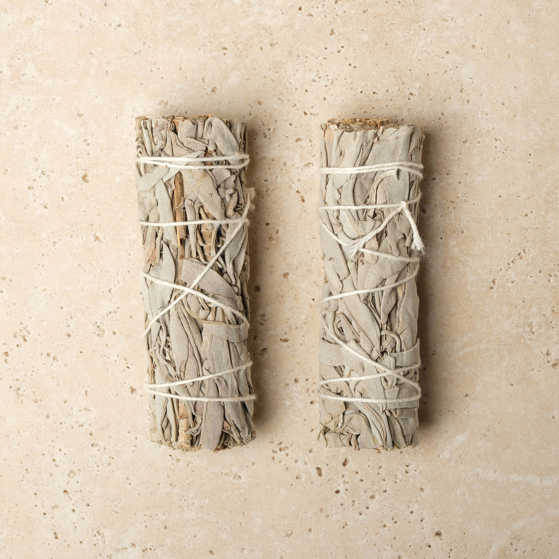 Salvia bianca – Salvia Apiana, set da 2 bastoncini per purificazione