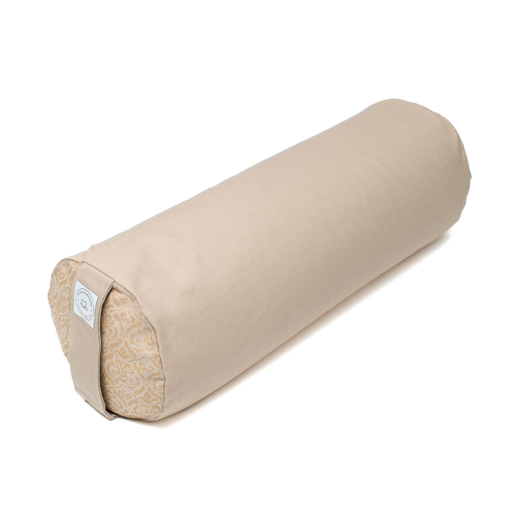 Yoga Bolster Taj Mahal aus Bio Baumwolle sand