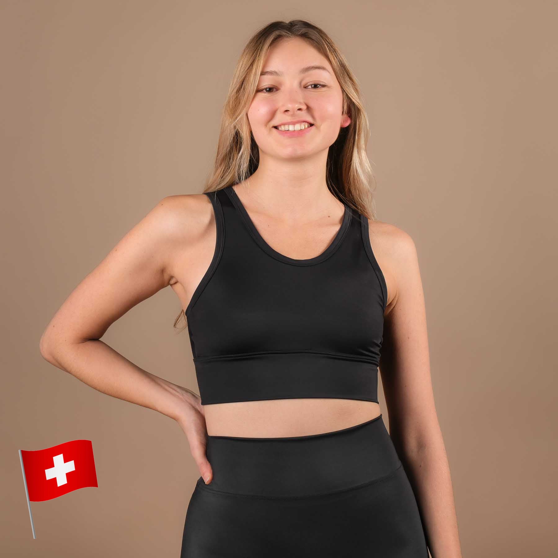 Sport Top Eco Mare Yoga Top schwarz