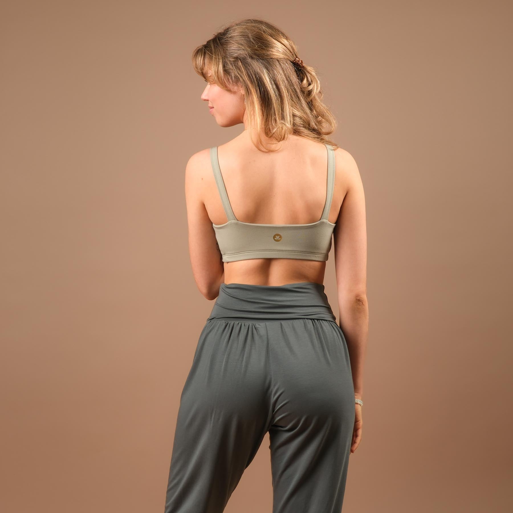 Yoga Bra Comfy Swiss made jade-gruen