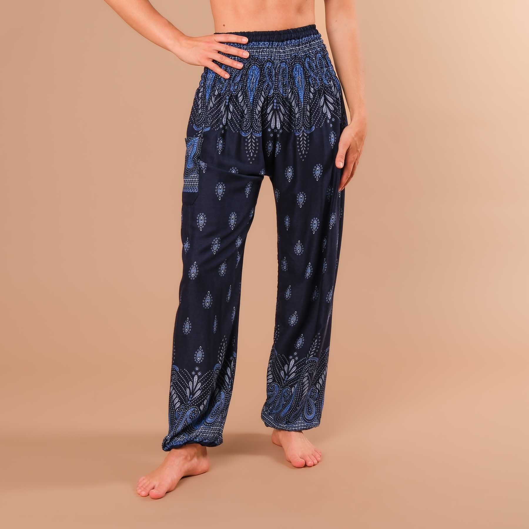 Yoga Haremshose Bliss navy