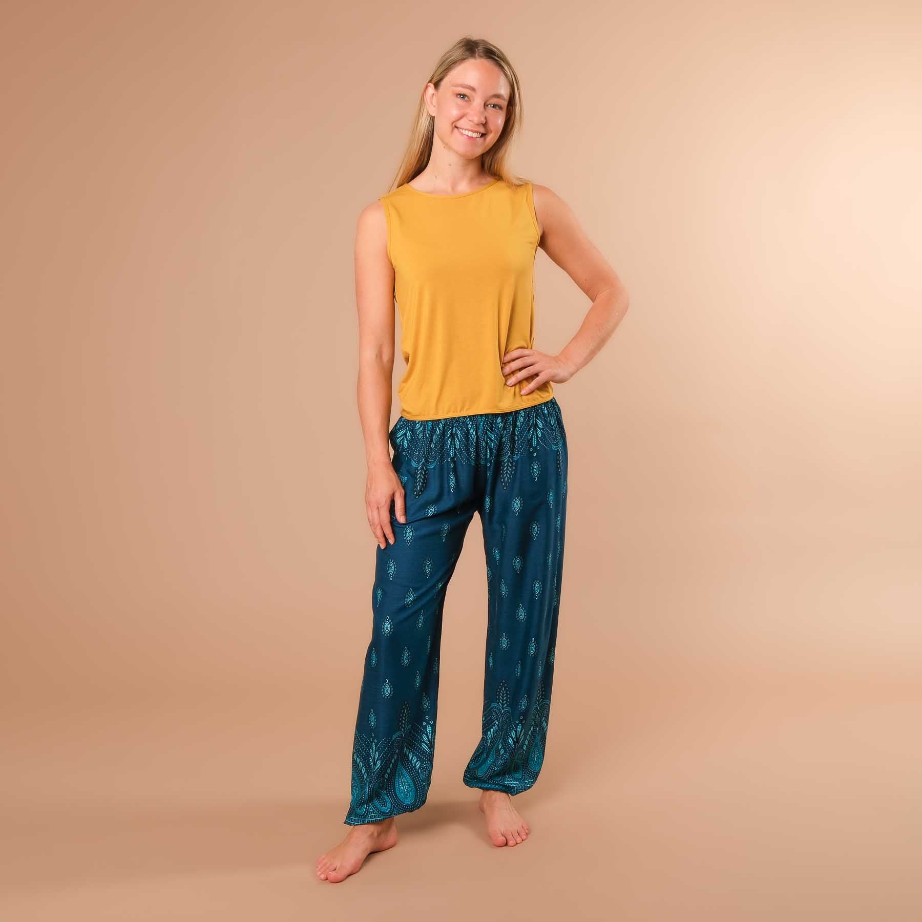Yoga Haremshose Bliss petrol
