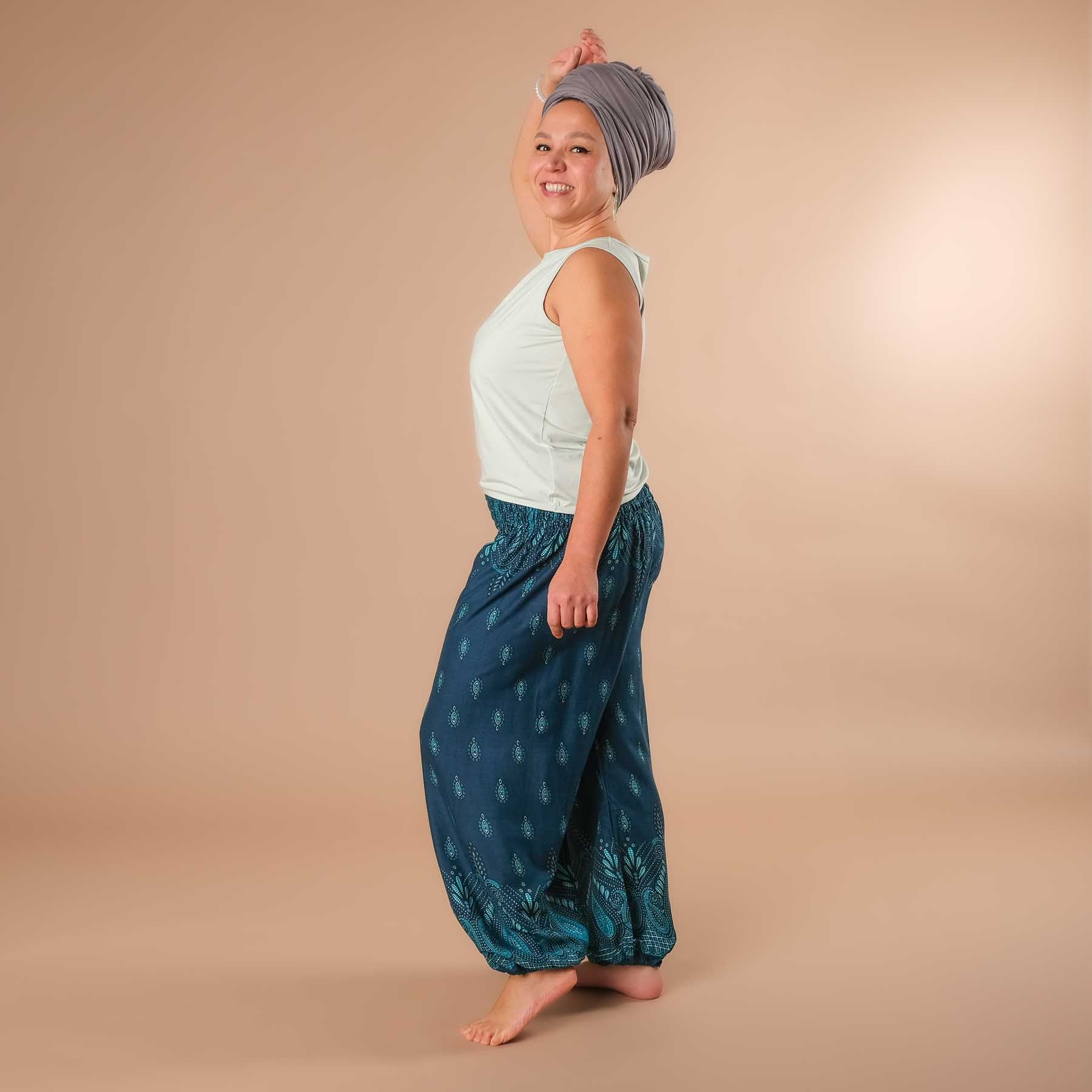 Yoga Haremshose Bliss petrol