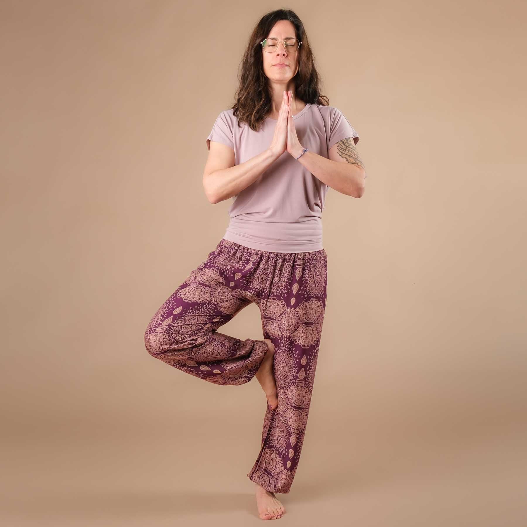 Yoga Haremshose Dream plum