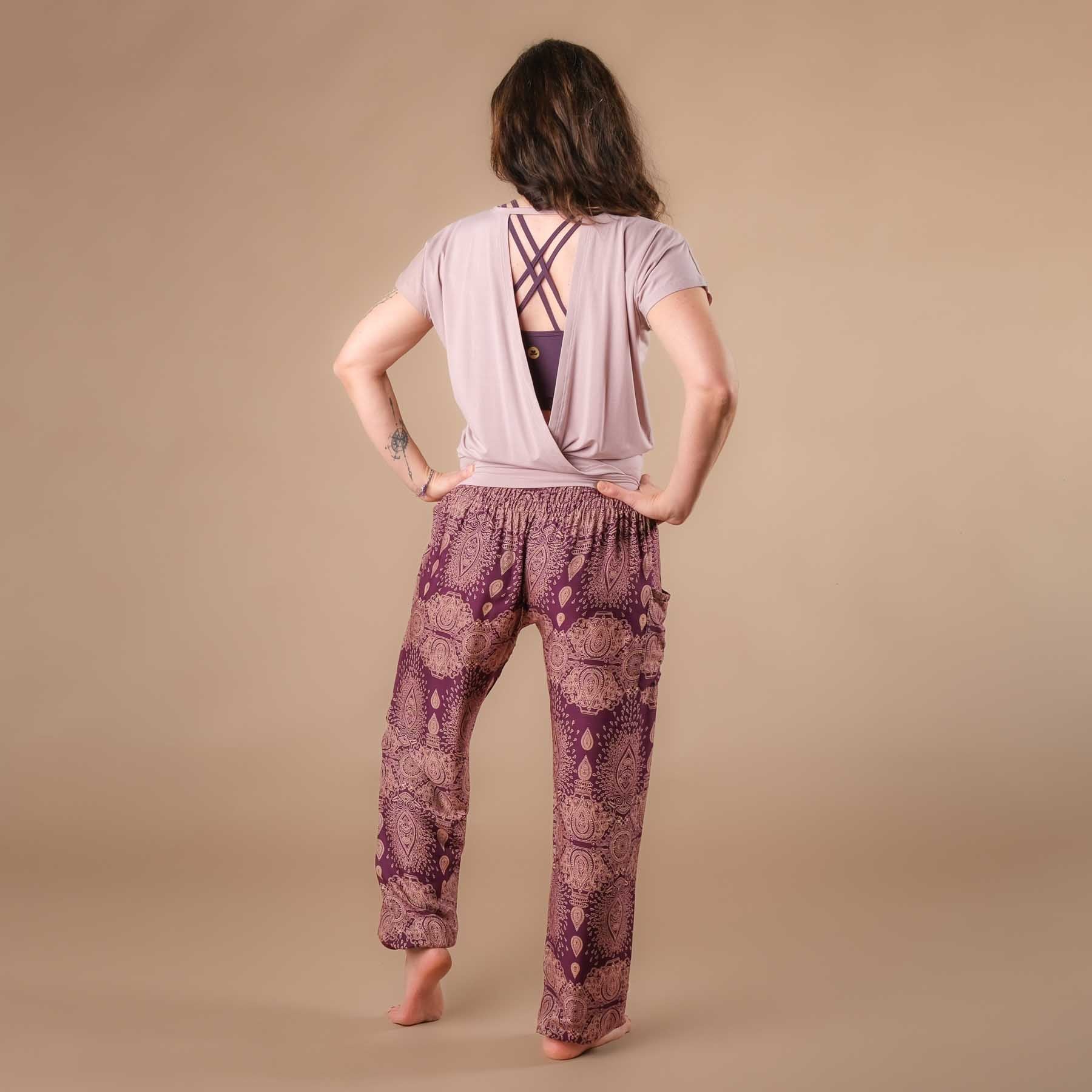 Yoga Haremshose Dream plum