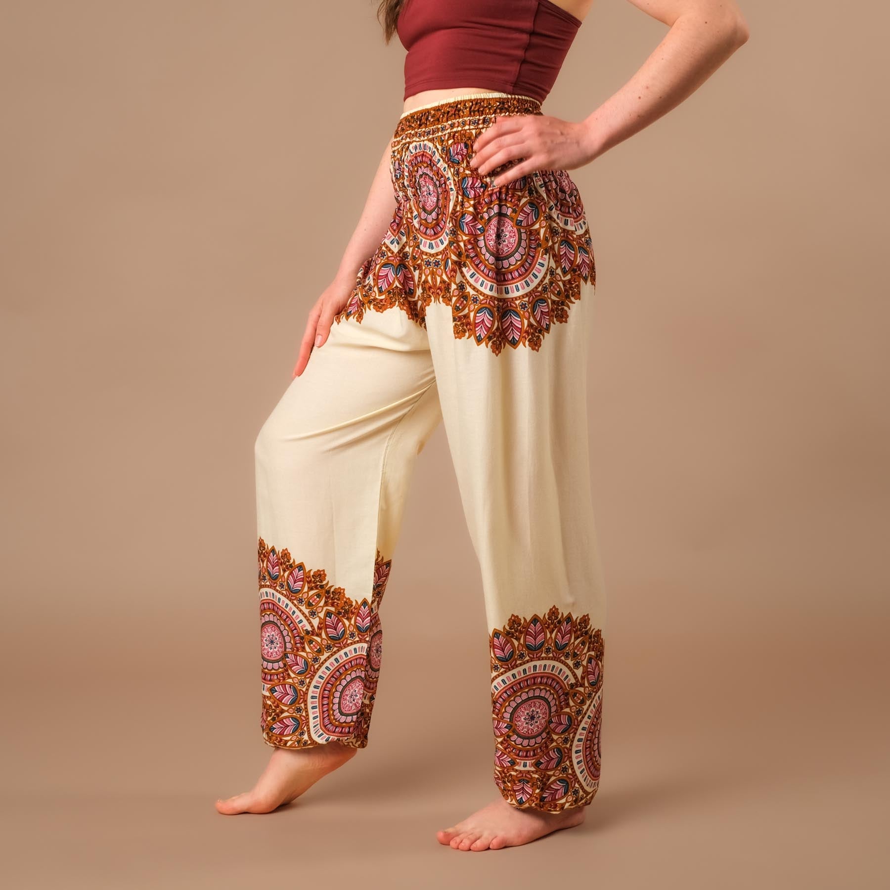 Yoga Haremshose Jaipur Boho Pants ecru