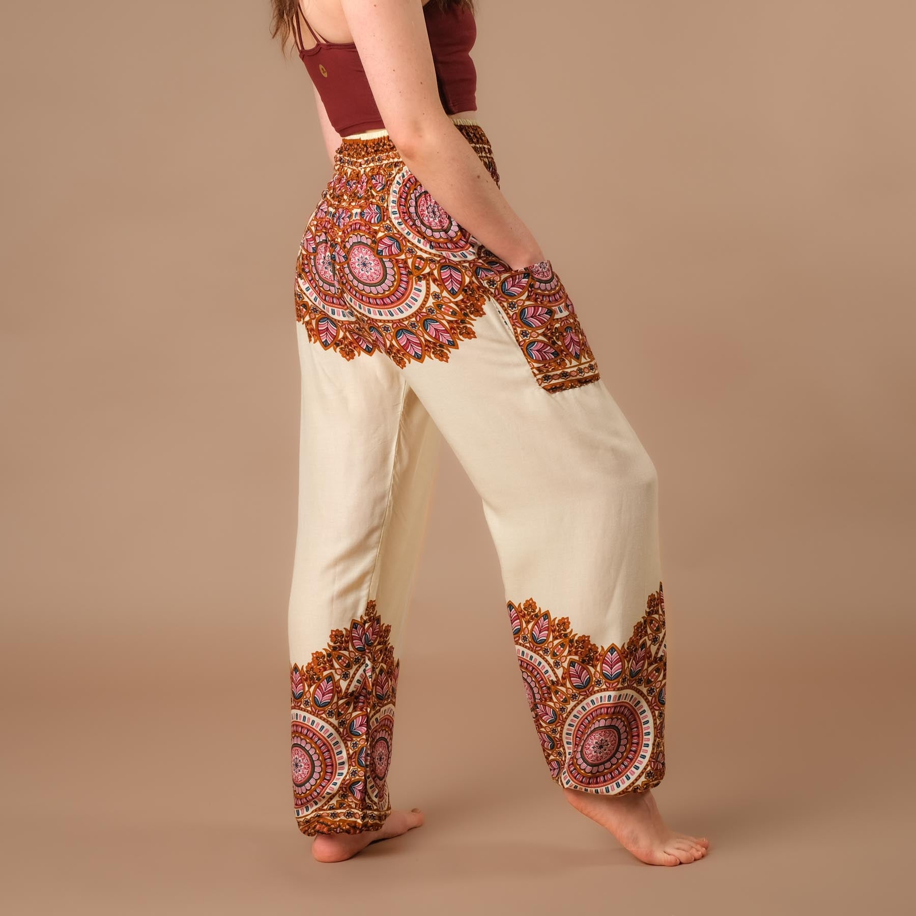 Yoga Haremshose Jaipur Boho Pants ecru