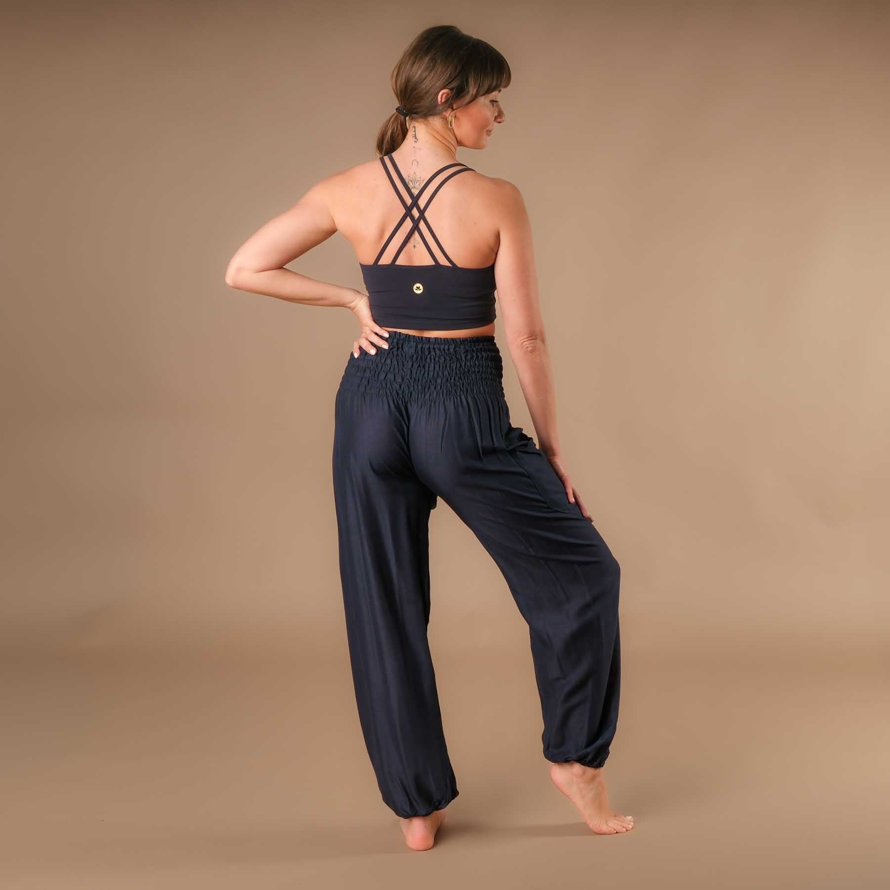 Yoga Haremshose uni navy