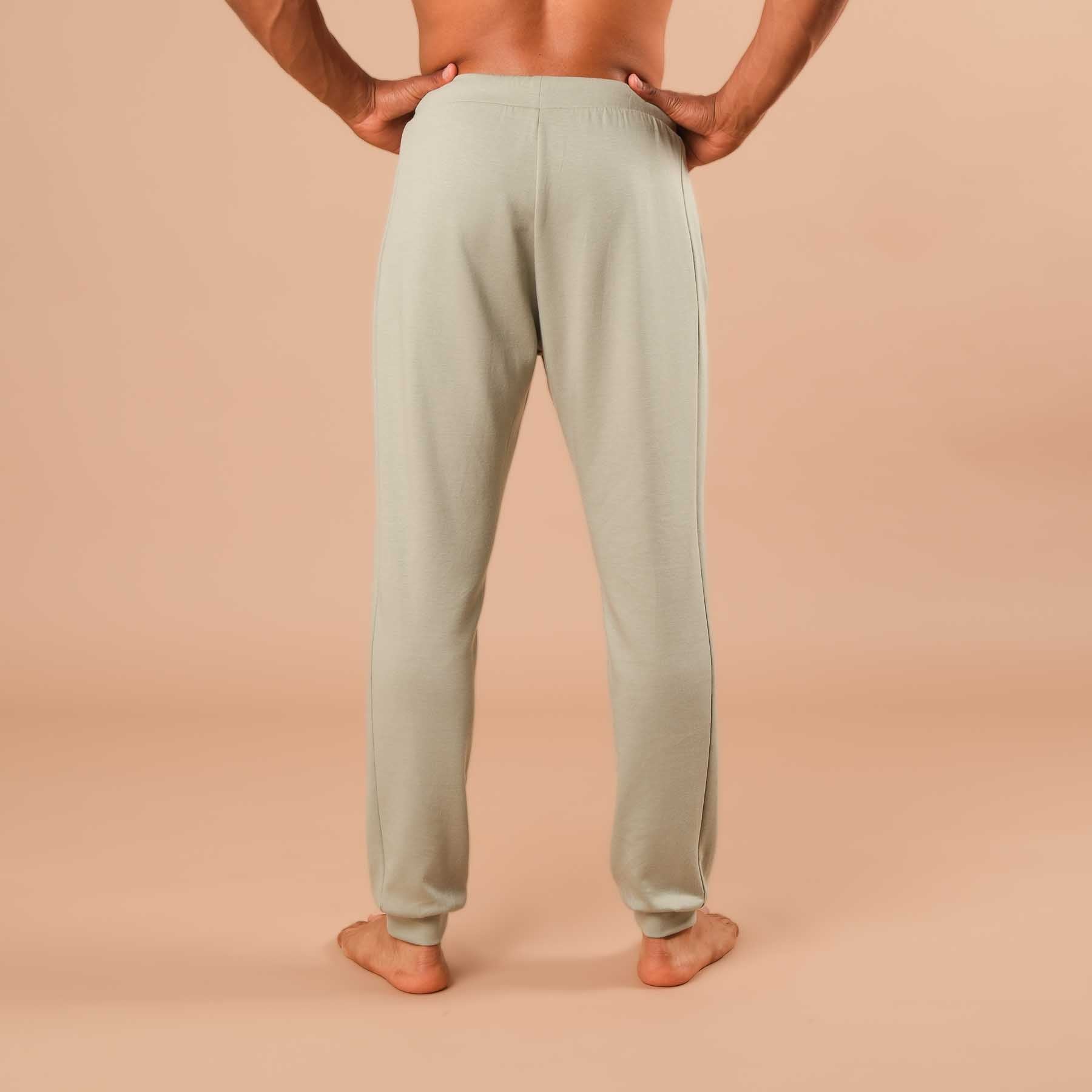 Herren Yoga Jogging-Hose Sweatpants jade-gruen