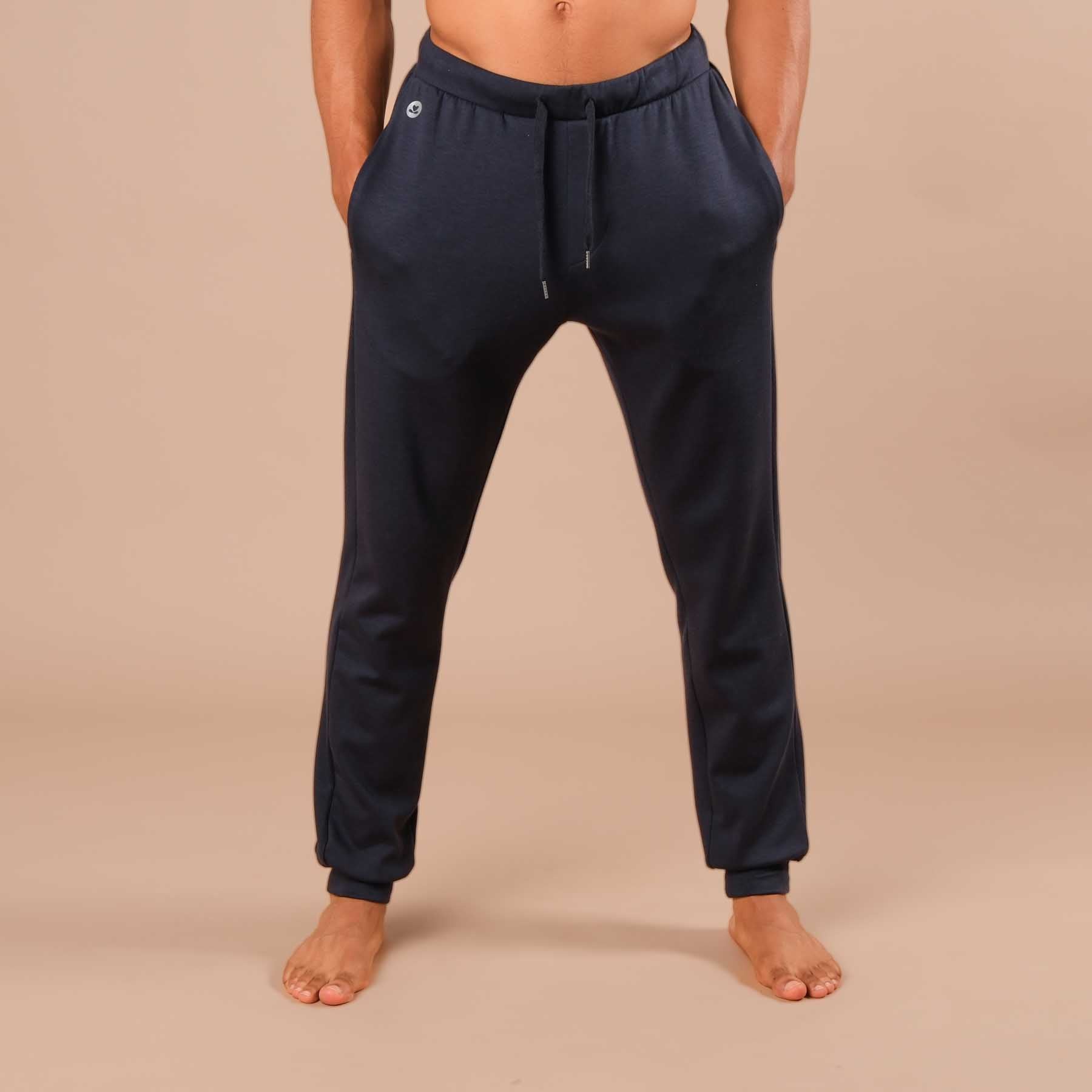 Herren Yoga Jogging-Hose Sweatpants navy