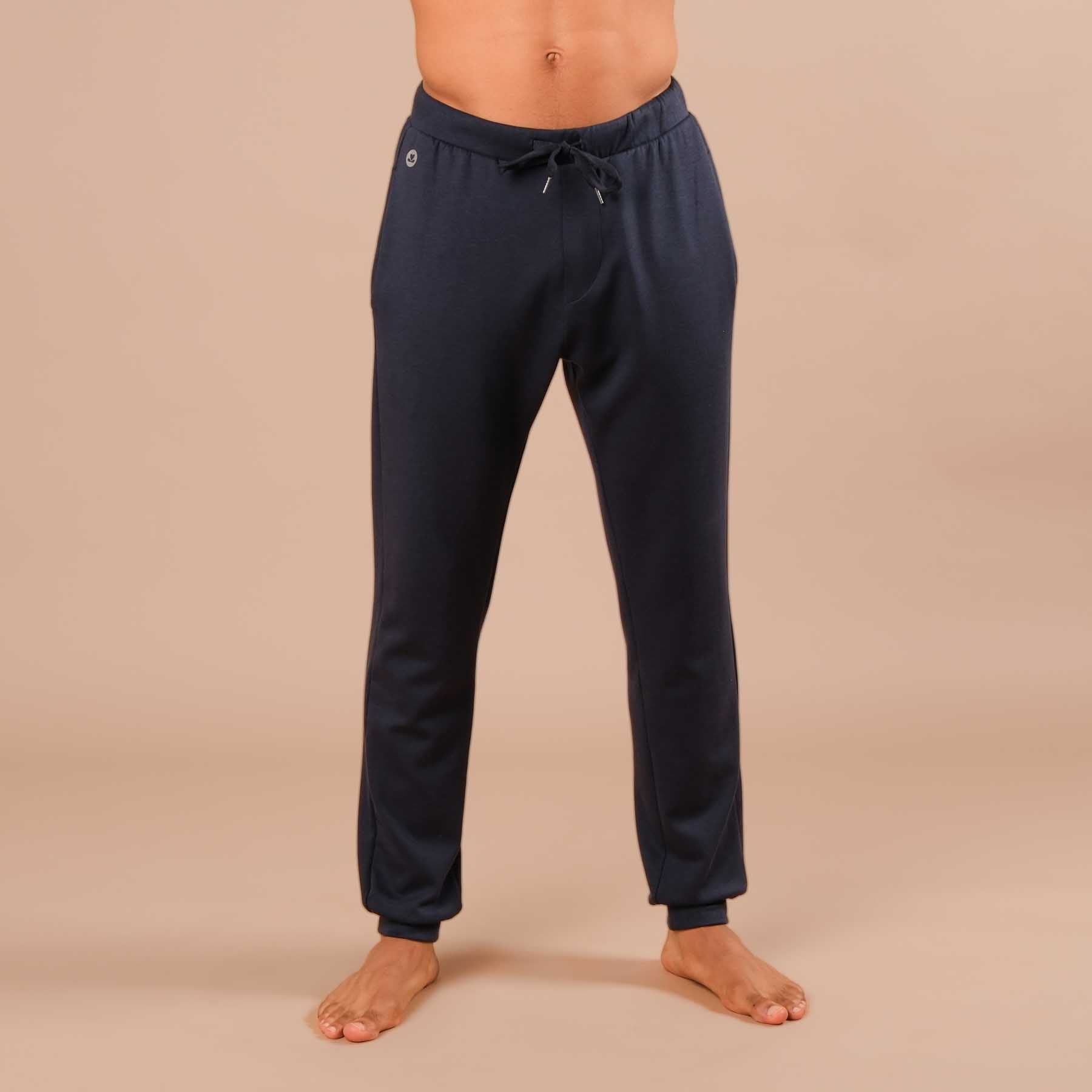 Herren Yoga Jogging-Hose Sweatpants navy