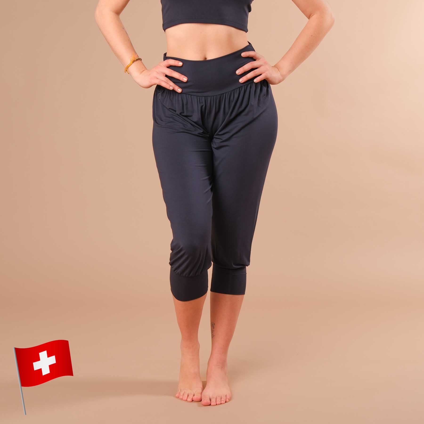 Yoga Hose Goa 3/4 (Capri) navy