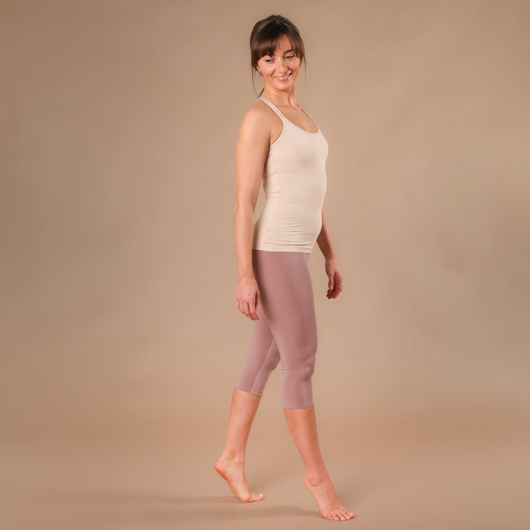 Yoga Tank Top Joy lang made in Switzerland sand