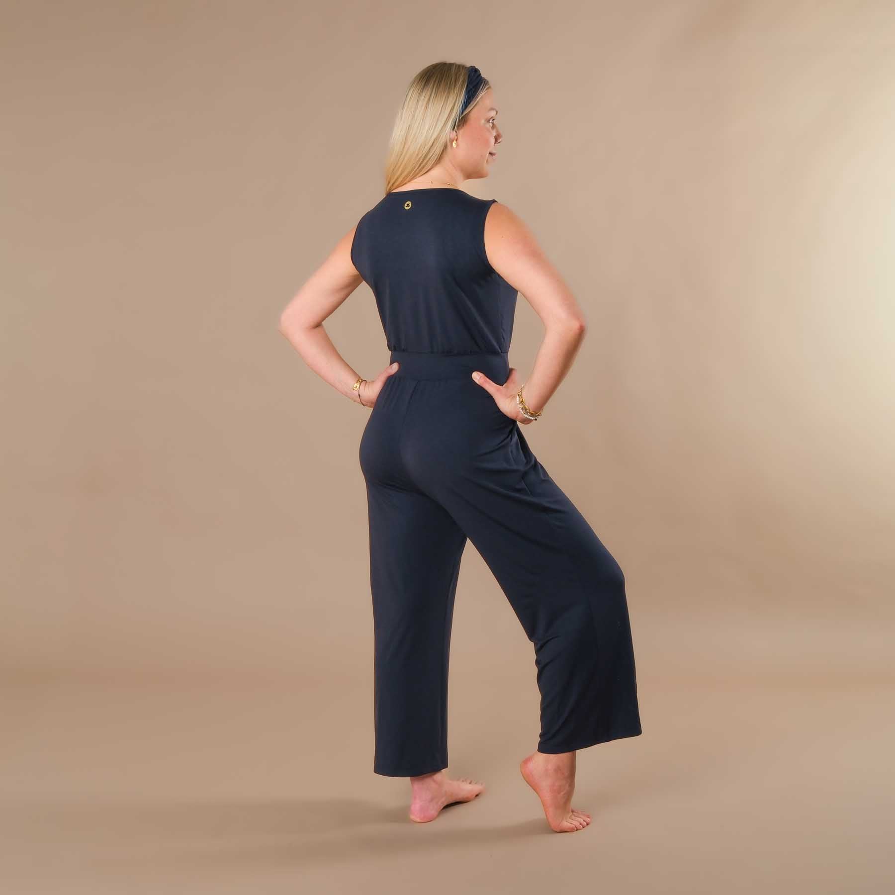 Yoga Jumpsuit Einteiler Swiss made navy